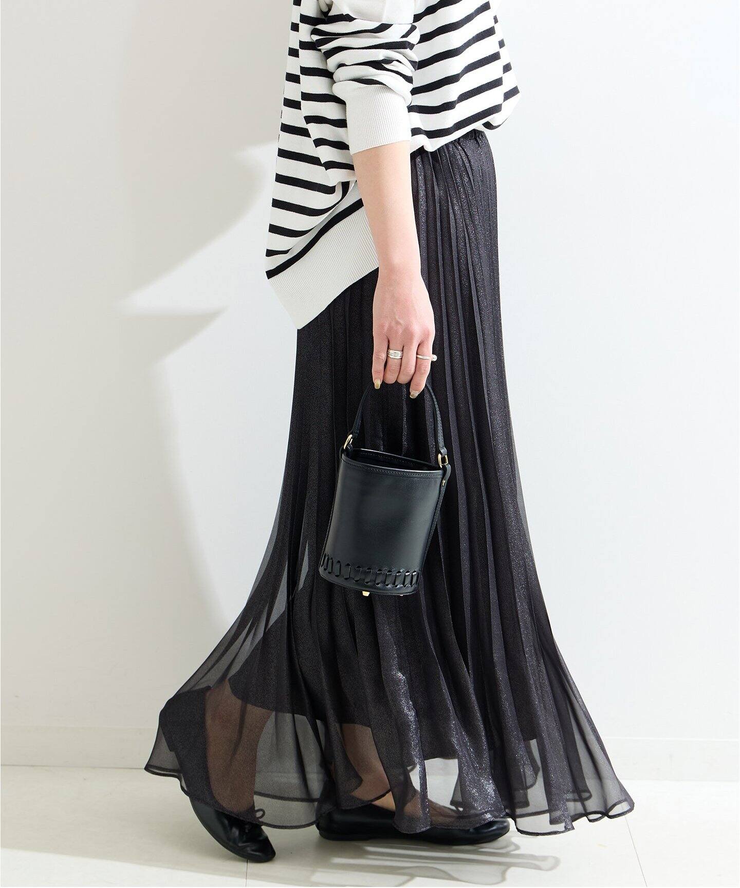 ラメシアープリーツスカート（その他スカート）｜B.C STOCK（ベーセー  