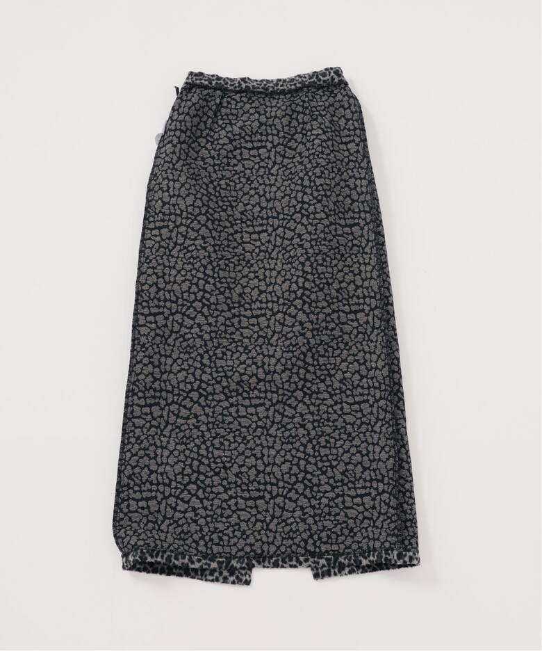 シャギーレオパードスカート（ロング・マキシ丈スカート）｜B.C STOCK  