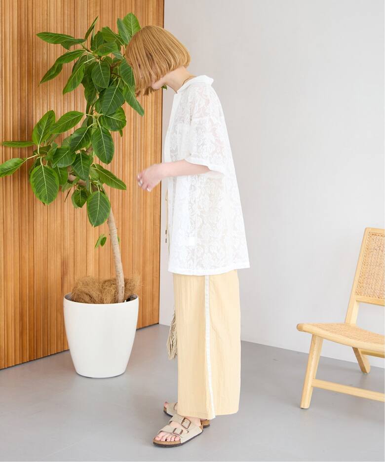 Gleamy/グリーミー ナイロンラインスカート（ロング・マキシ丈スカート  