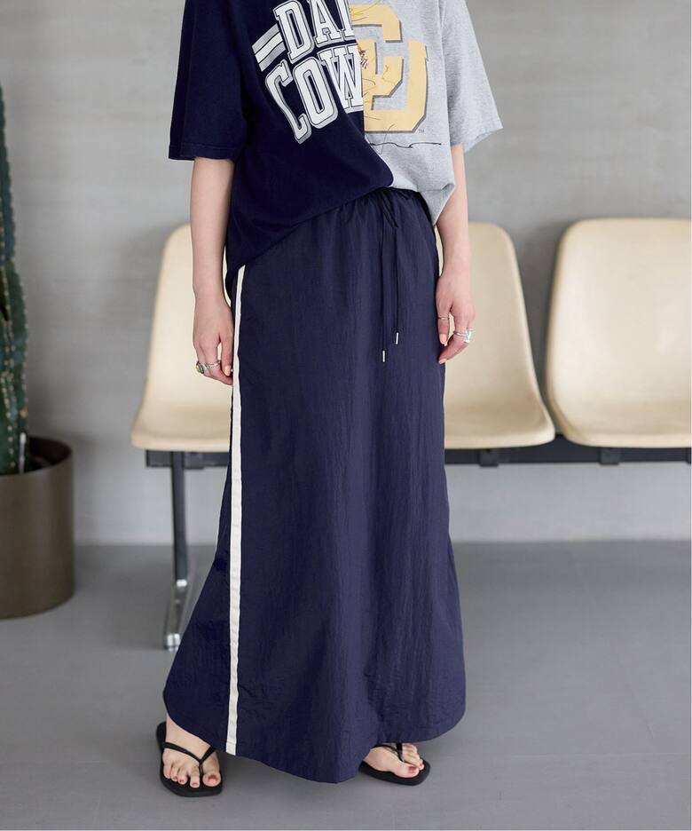アパルトモンネイビーマキシスカートNaby Maxi Skirt - タイトスカート