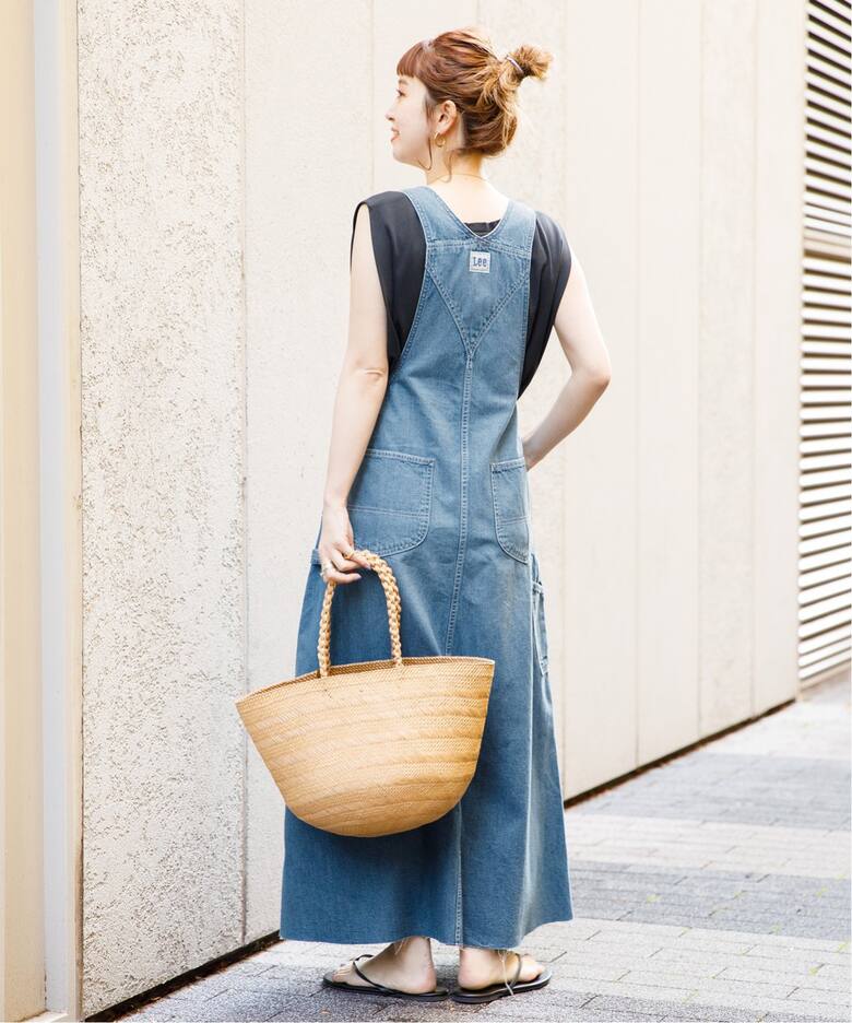LEE/リー】別注 MIYAKO.T デニムサロペットスカート（ワンピース  
