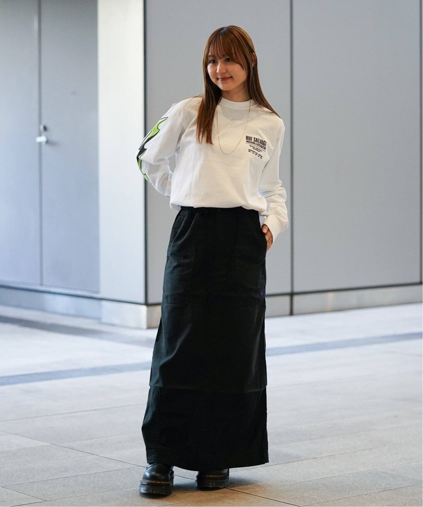 NEEDLES / ニードルズ】String Fatigue Skirt - Back Sate（ロング 