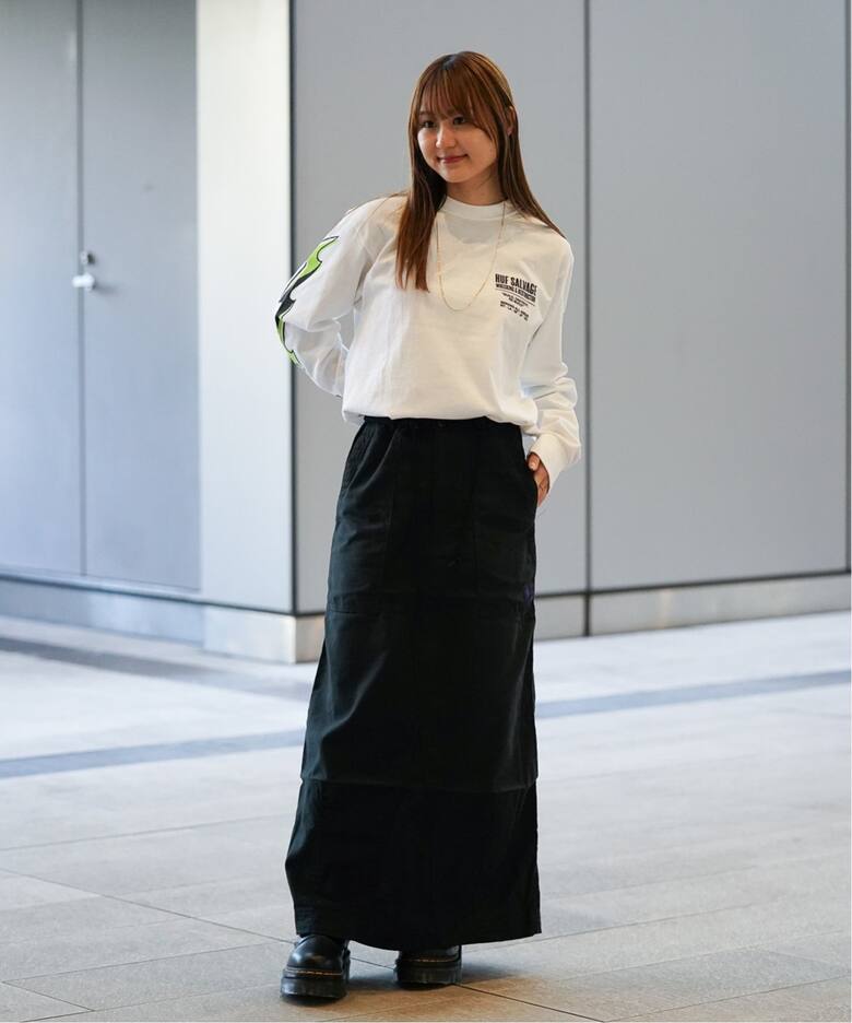 NEEDLES / ニードルズ】String Fatigue Skirt - Back Sate（ロング  