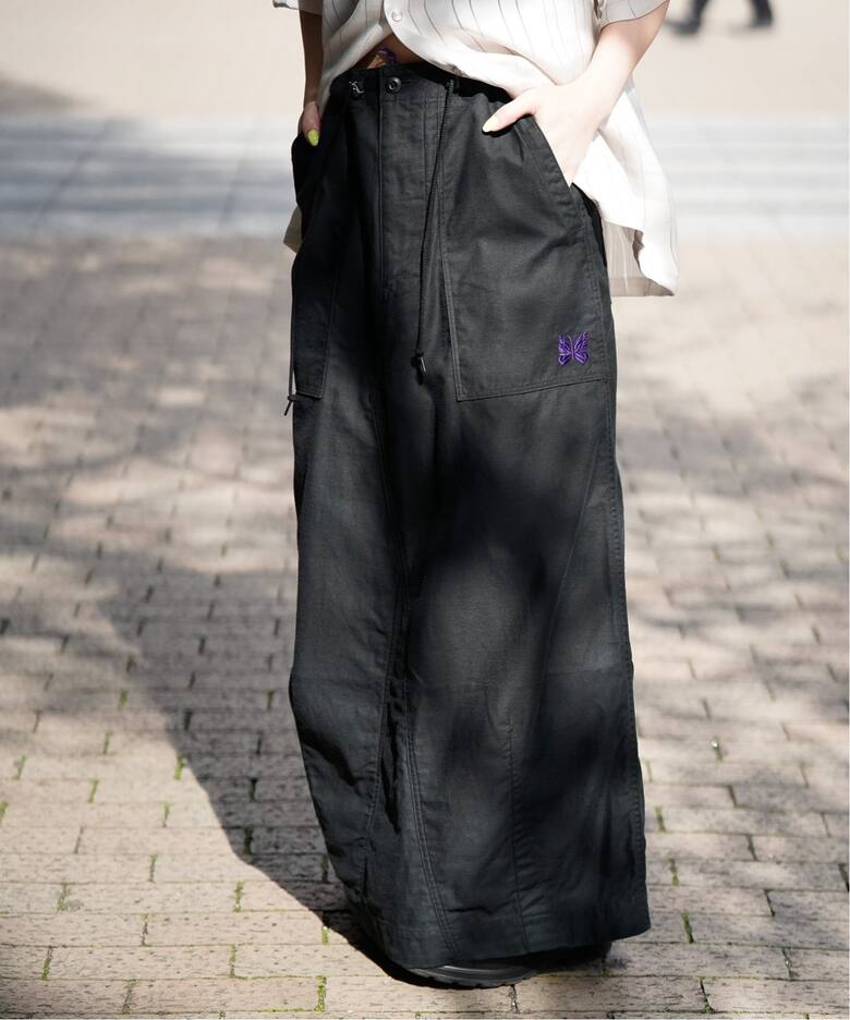 NEEDLES / ニードルズ】String Fatigue Skirt - Back Sate（ロング 