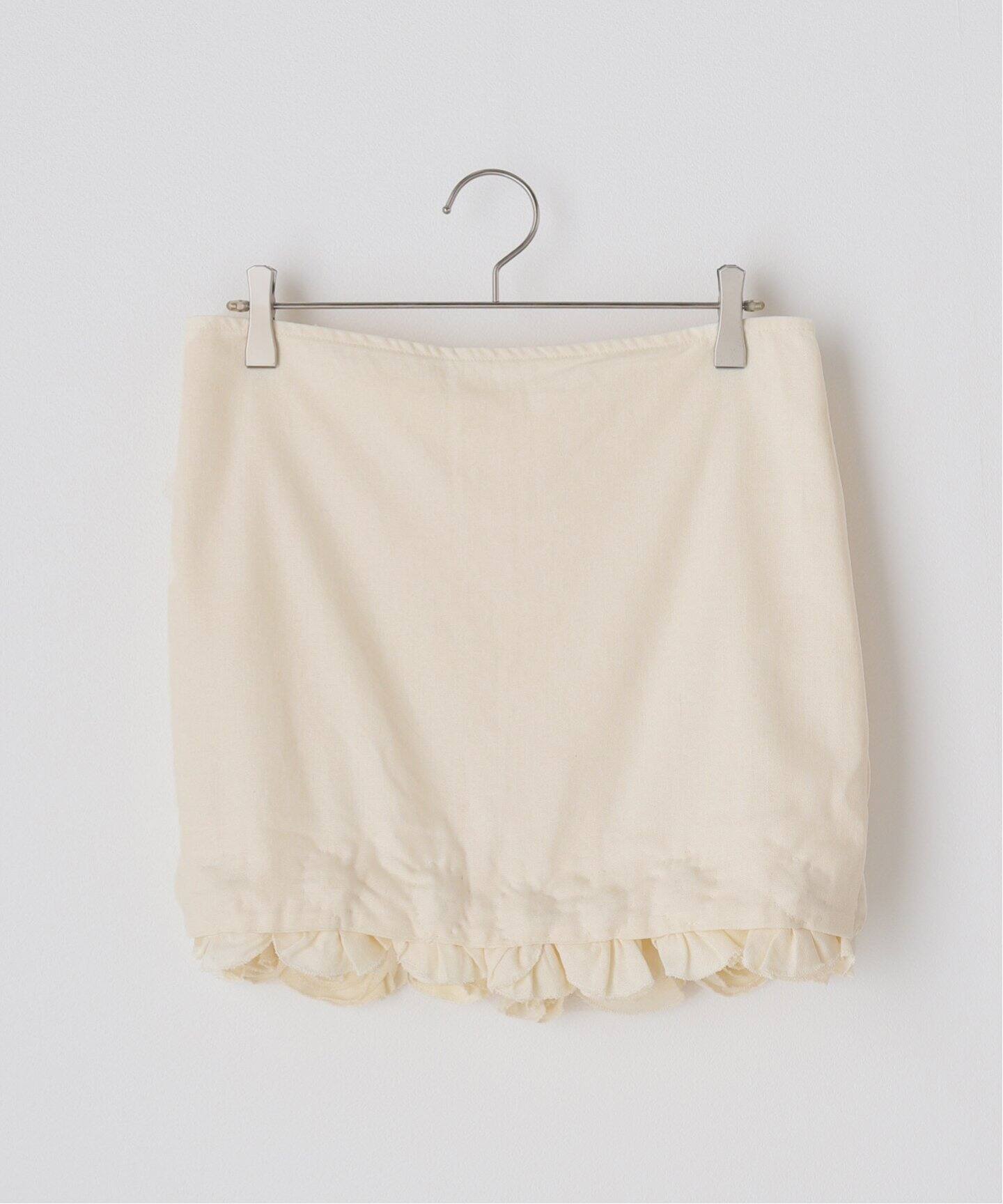 Tach clothing/タッチ クロージング】ローズリネンミニスカート（ミニ  