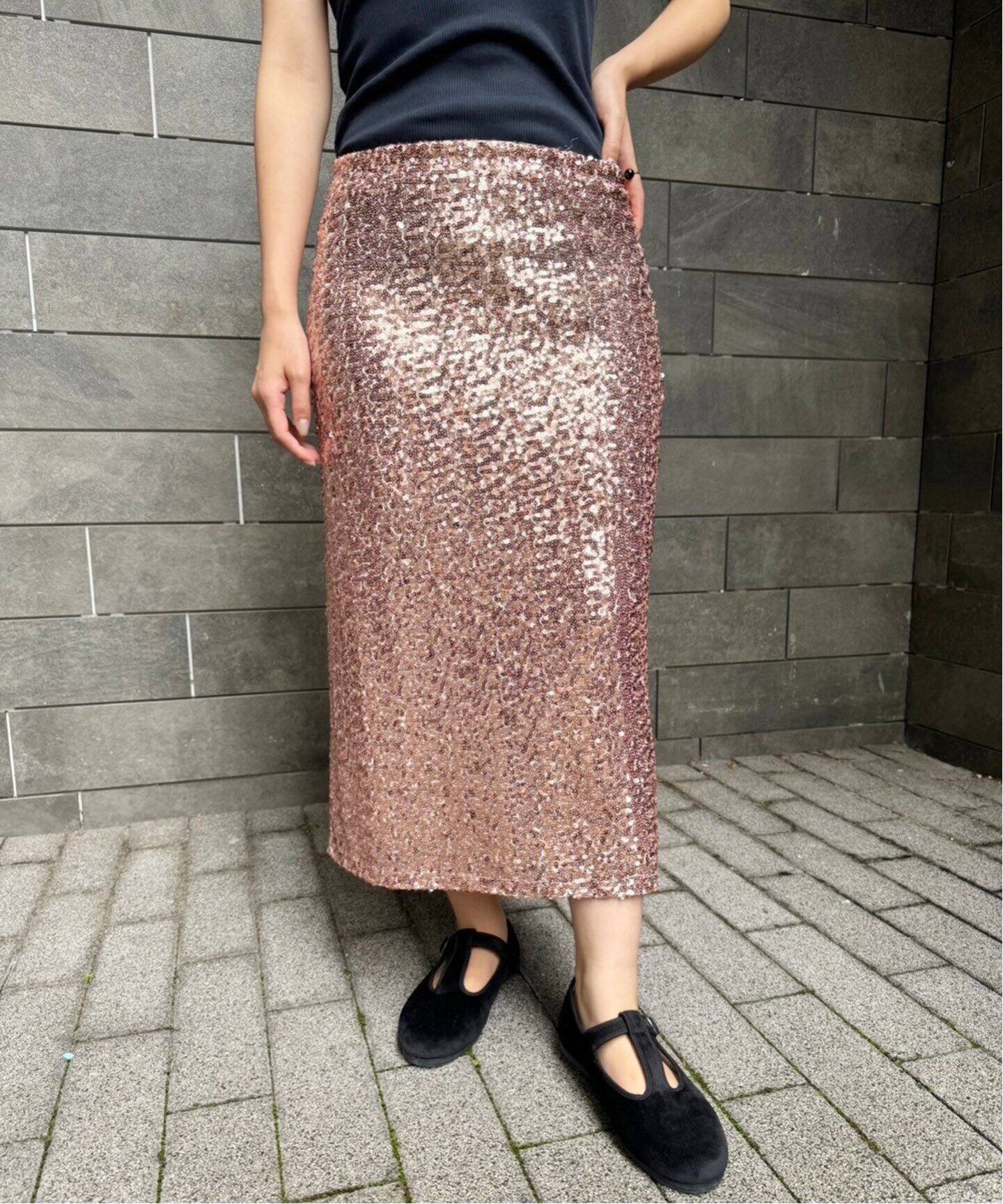 BAUM UND PFERDGARTEN/バウム ウンド ヘルガーデン】sequins skirt  