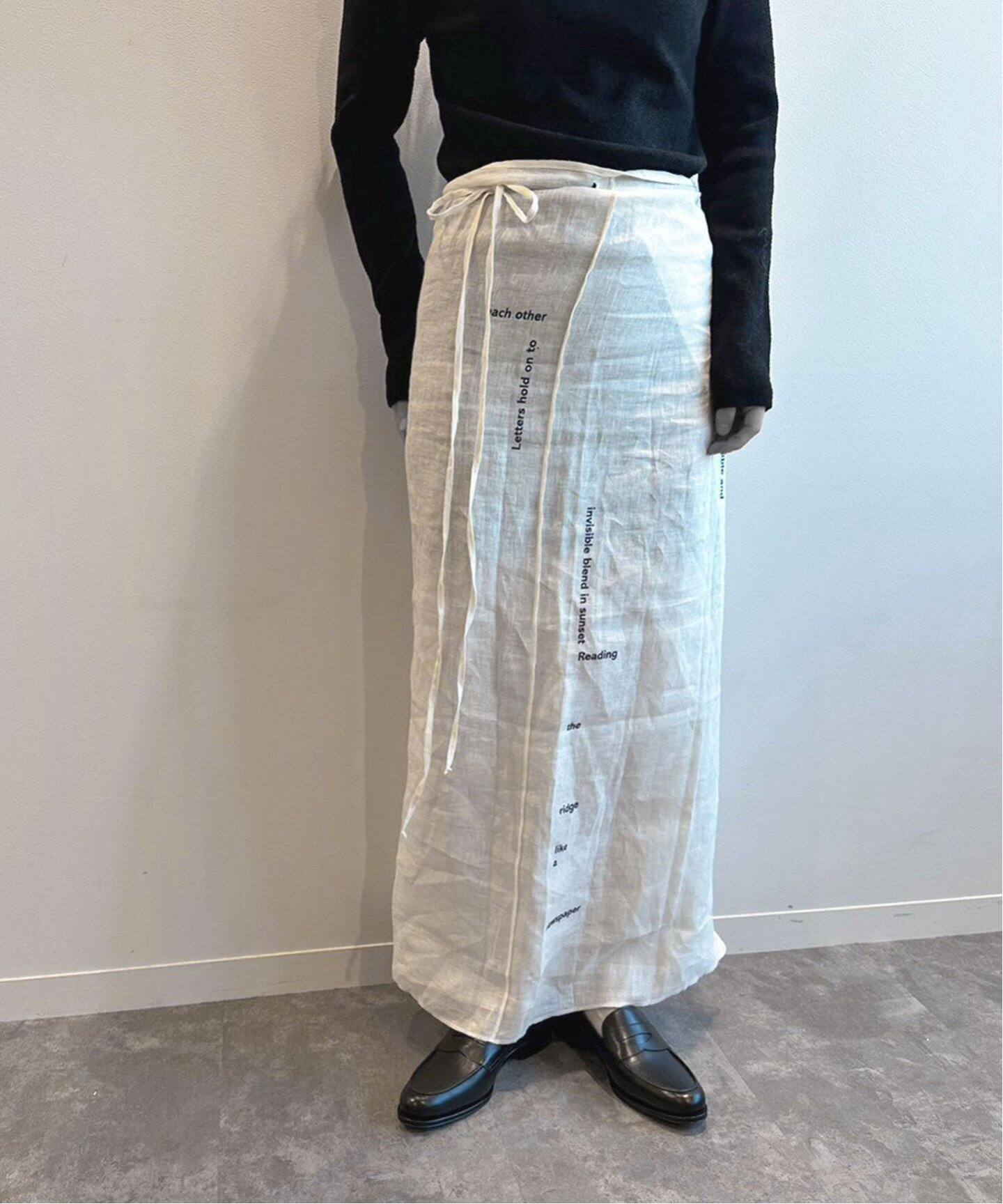 BASERANGE/ベースレンジ】WRAP PAGE SKIRT（その他スカート）｜EDIT 