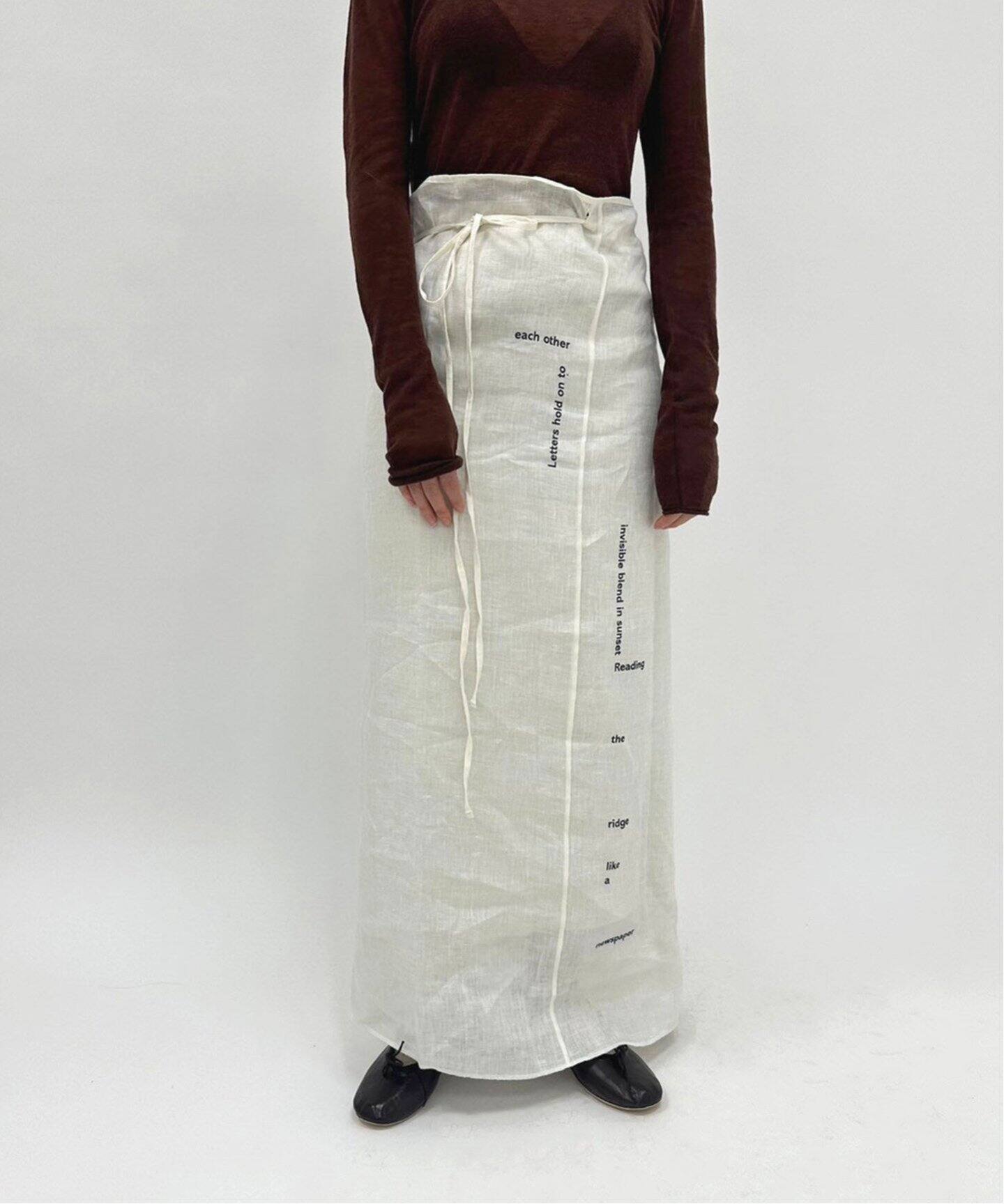 BASERANGE/ベースレンジ】WRAP PAGE SKIRT（その他スカート）｜EDIT 