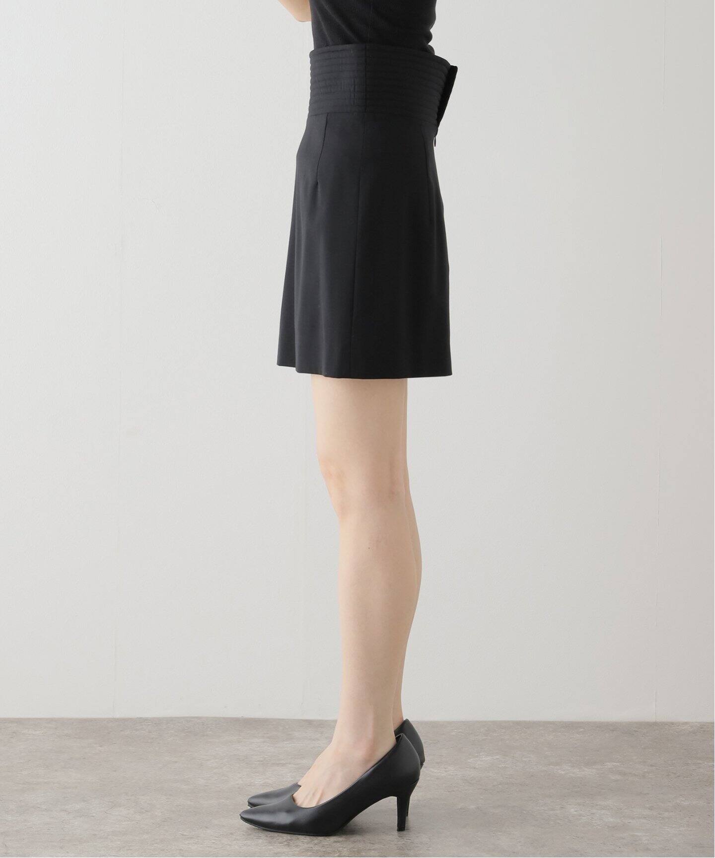 スカート 堅い 「PAN/パン」HIGH RISE MINI SKIRT レディース