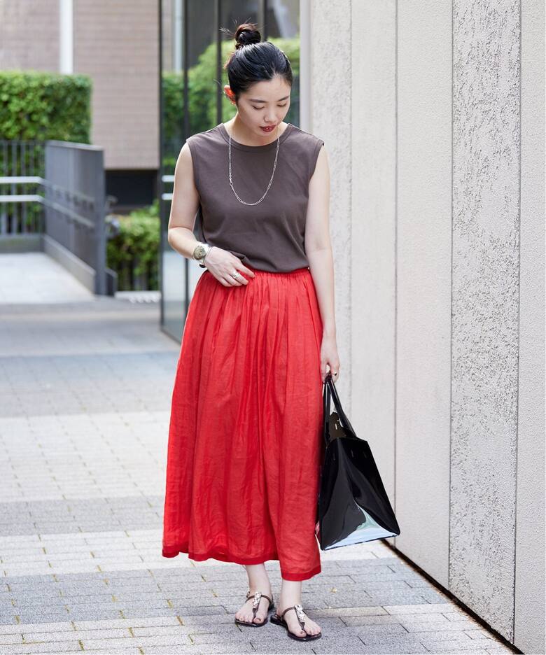 ラミーボリュームマキシスカート（ロング・マキシ丈スカート）｜IENA  