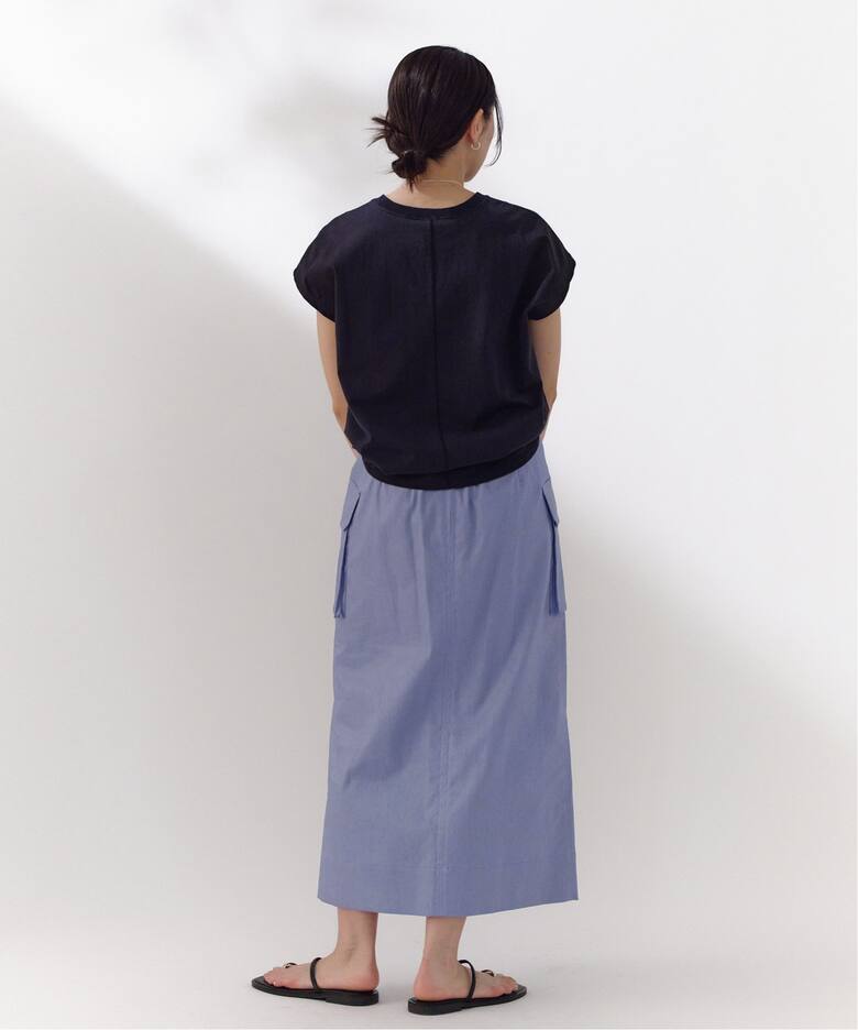ラミーコットン ペンシルロングスカート（その他スカート）｜IENA 