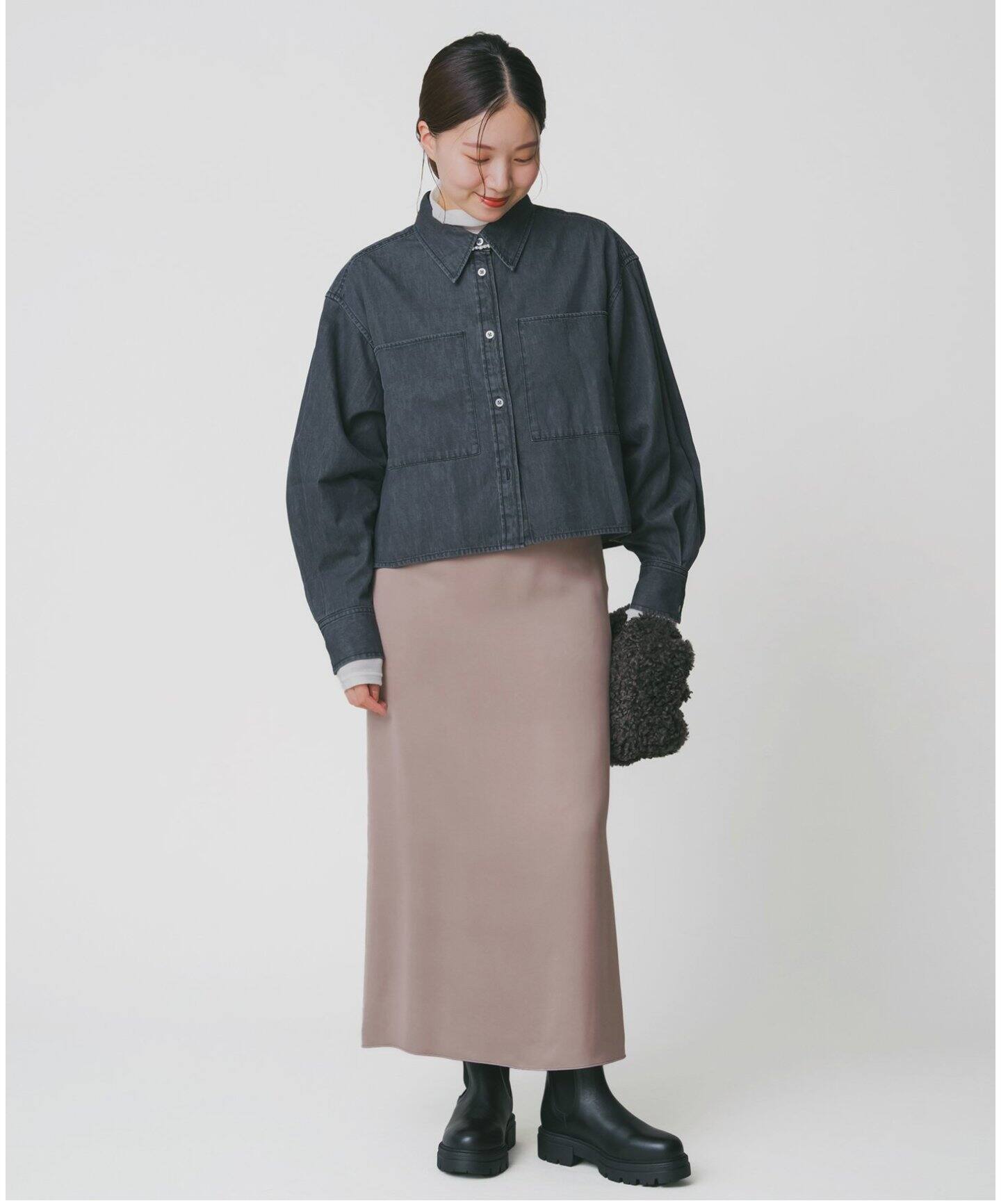 キュプラ ナロースカート（ロング・マキシ丈スカート）｜IENA（イエナ  