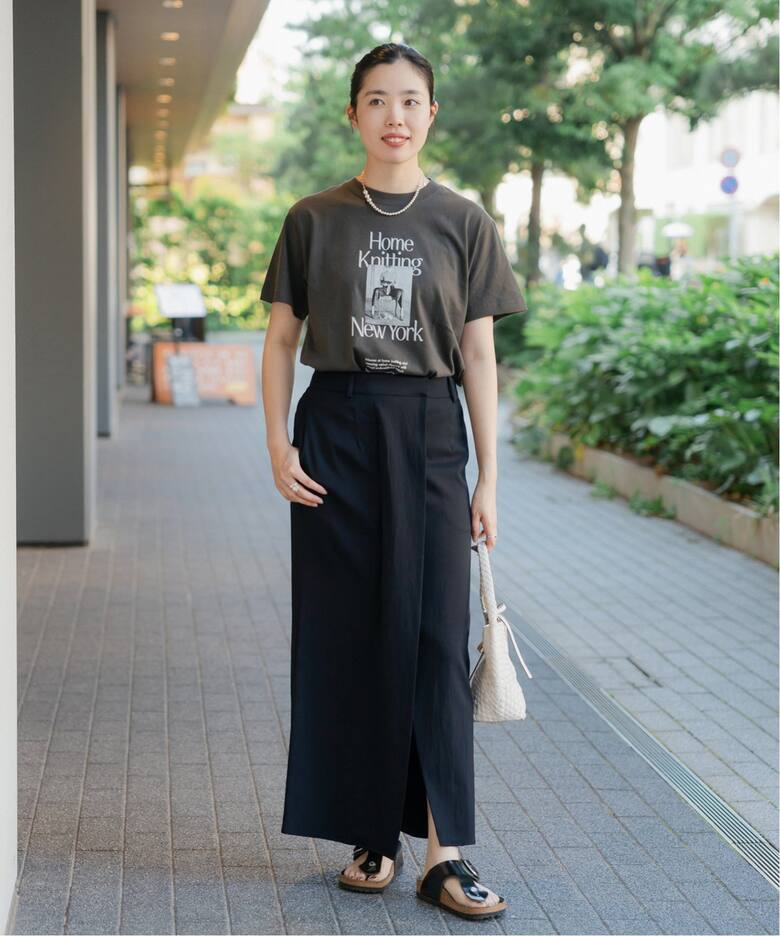 ロングタイトスリットスカート（ロング・マキシ丈スカート）｜IENA  