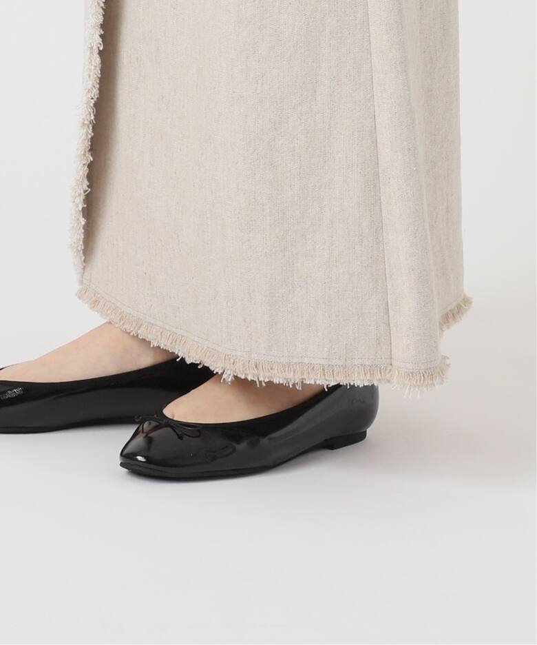 ヘビーコットンリネンスカート（ロング・マキシ丈スカート）｜IENA  