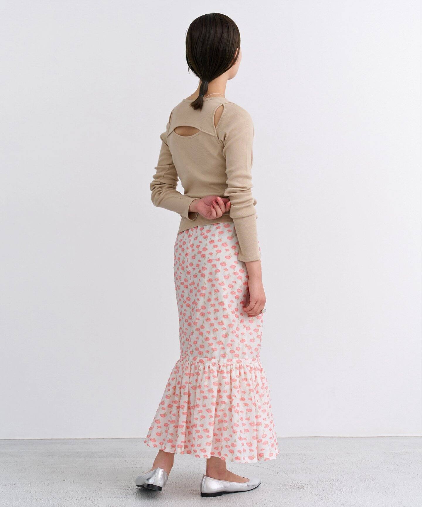 カットジャガードスカート（ロング・マキシ丈スカート）｜IENA（イエナ  