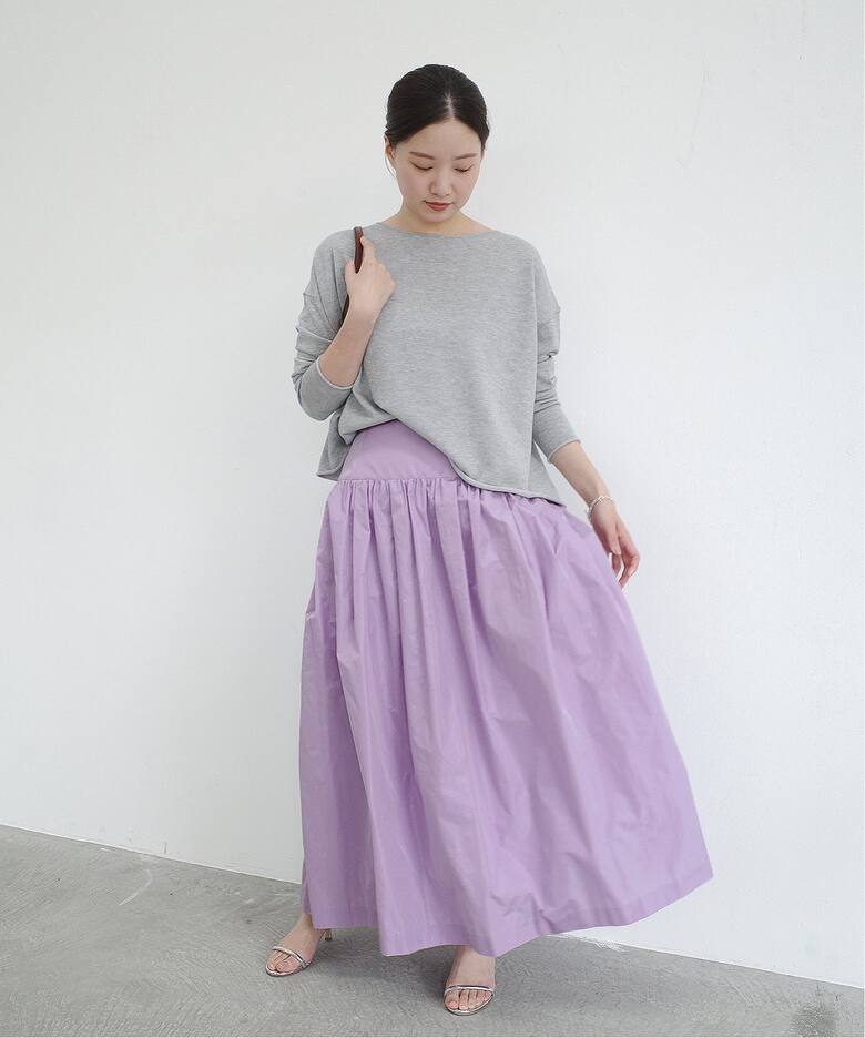 タフタギャザースカート（ロング・マキシ丈スカート）｜IENA（イエナ  
