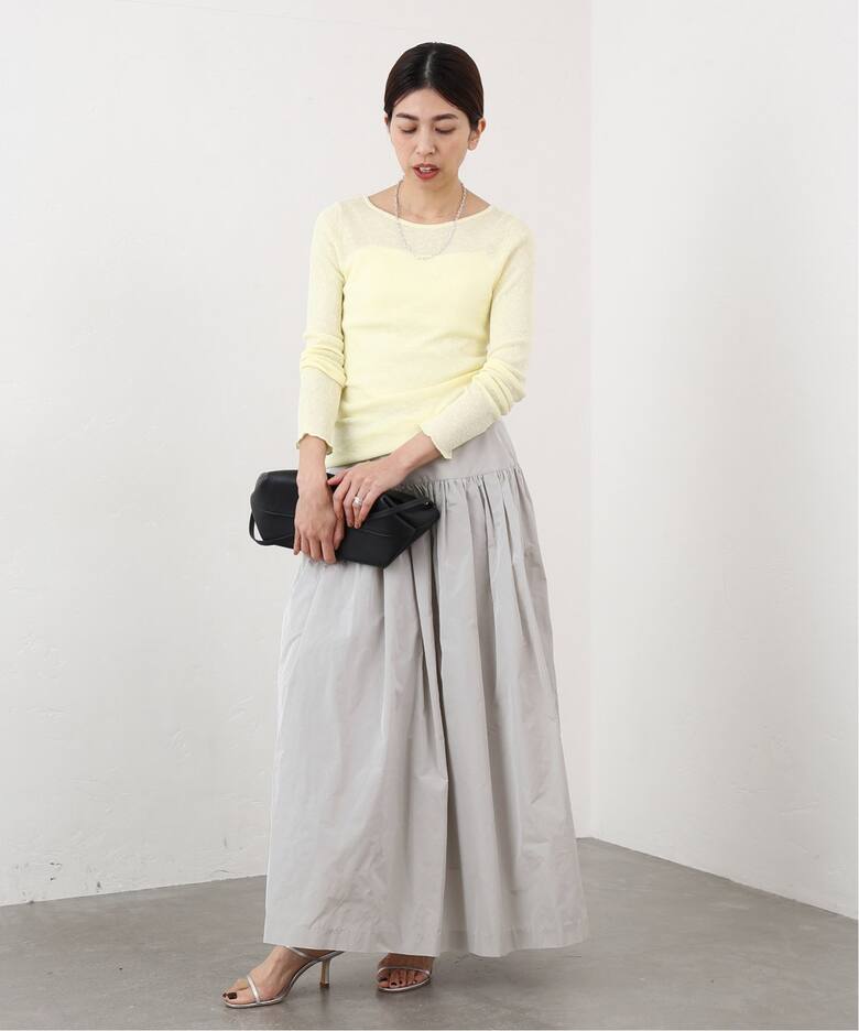 タフタギャザースカート（ロング・マキシ丈スカート）｜IENA（イエナ  