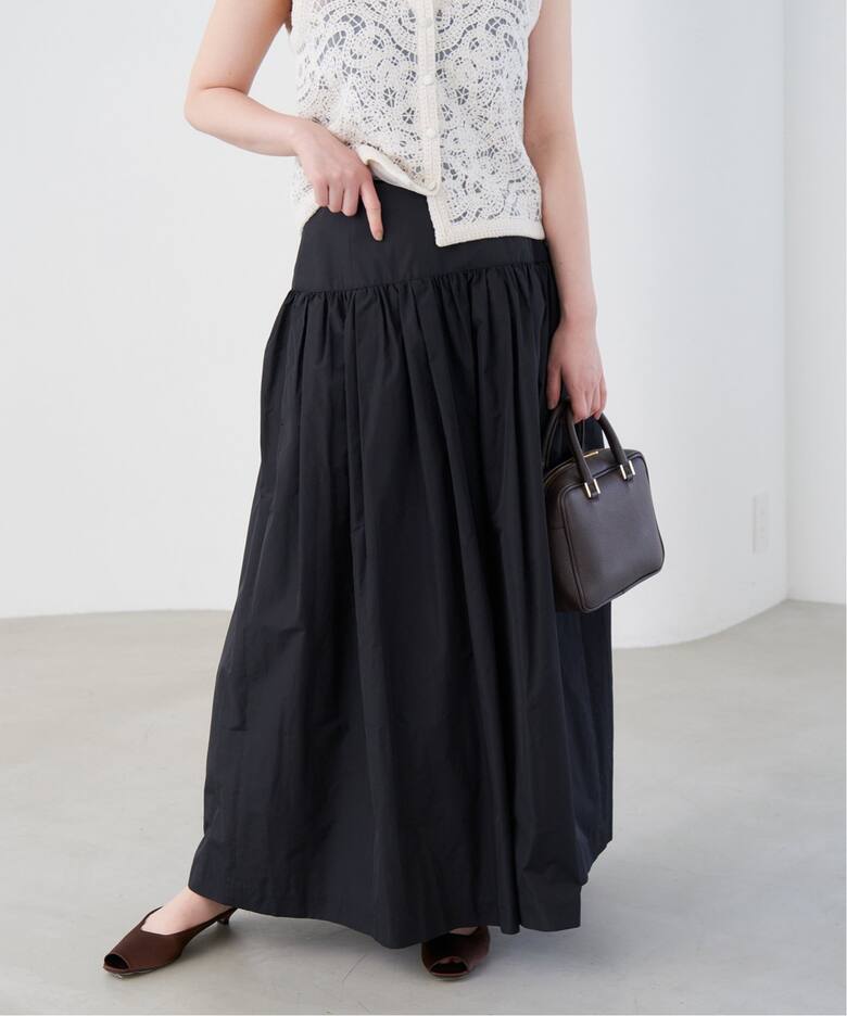 タフタギャザースカート（ロング・マキシ丈スカート）｜IENA（イエナ  