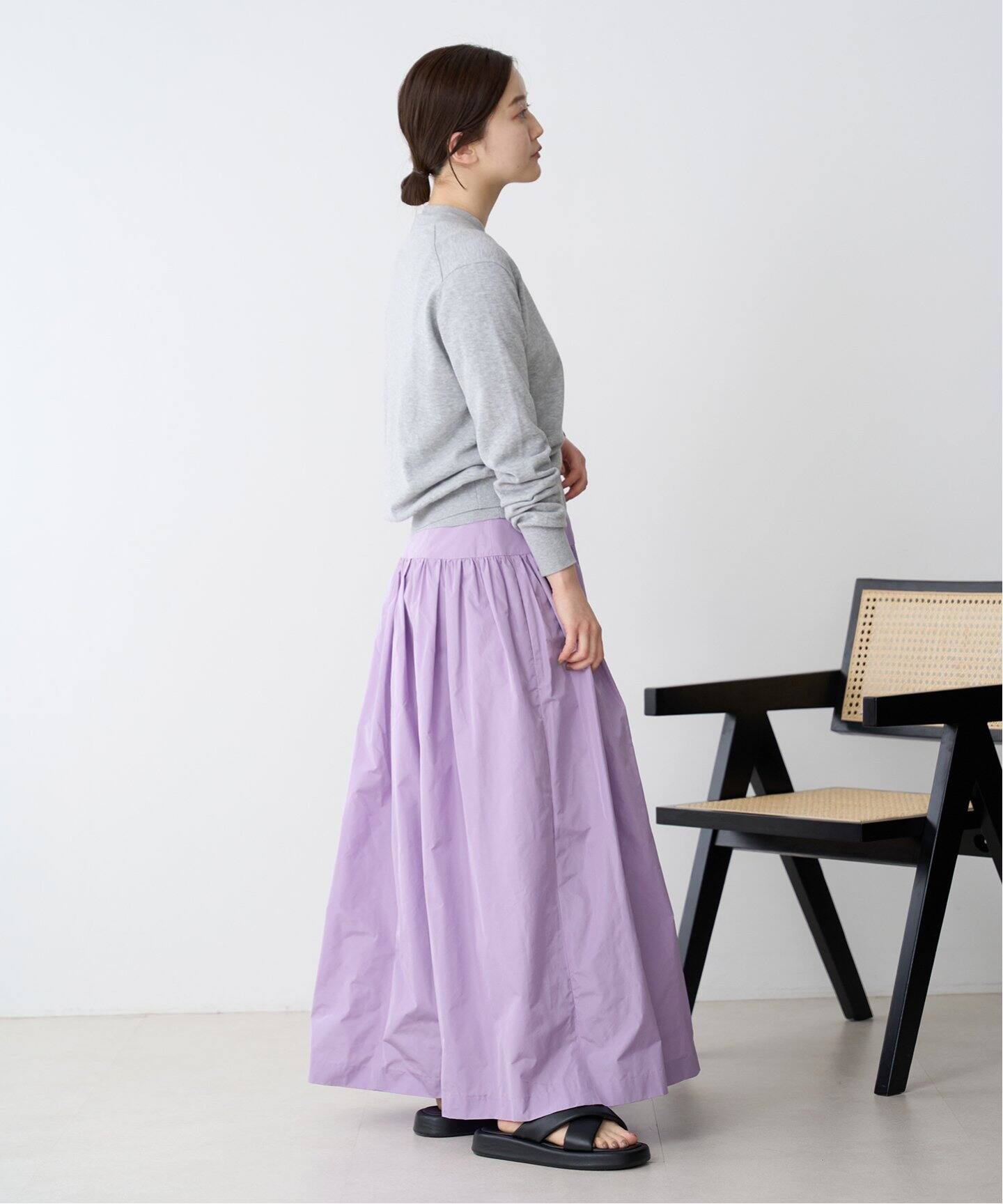 追加》タフタギャザースカート（ロング・マキシ丈スカート）｜IENA  