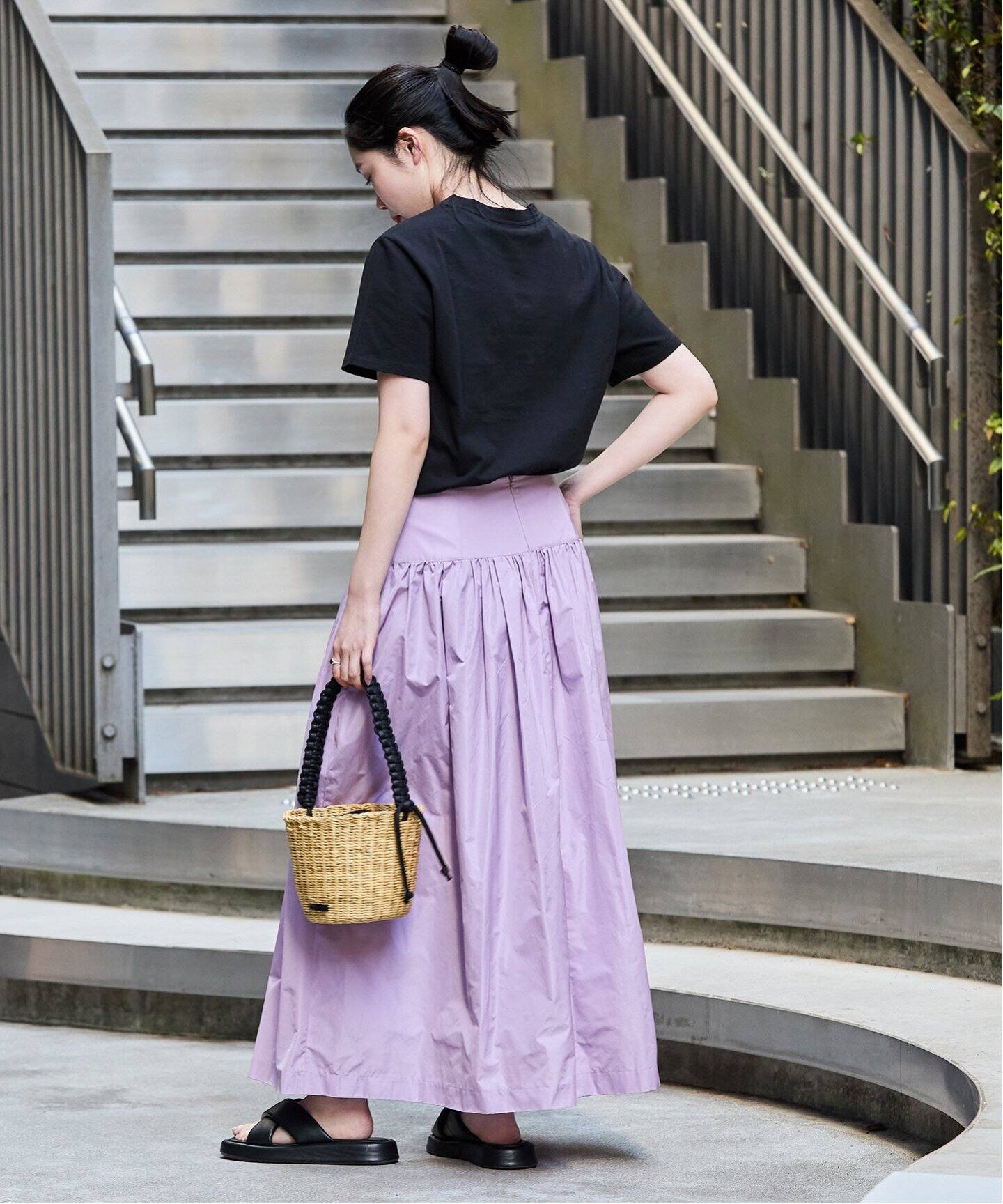 追加》タフタギャザースカート（ロング・マキシ丈スカート）｜IENA  