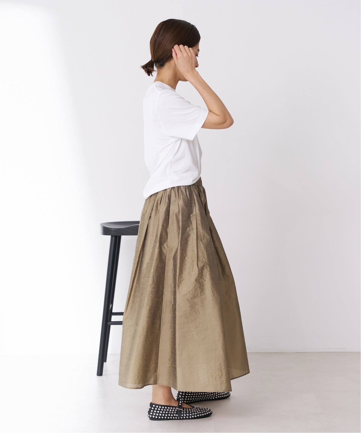 etique シアーシャンタンスカート（ロング・マキシ丈スカート）｜IENA  