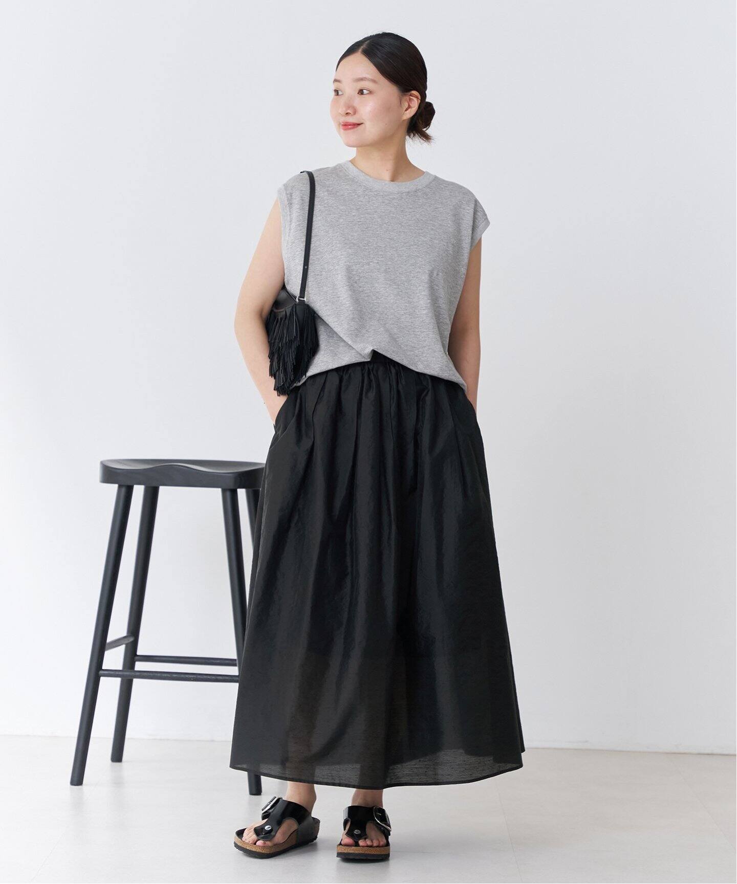 *新品タグ付き IENA　etique シアーシャンタンスカート IENA 新品タグ付き etique シアーシャンタンスカート