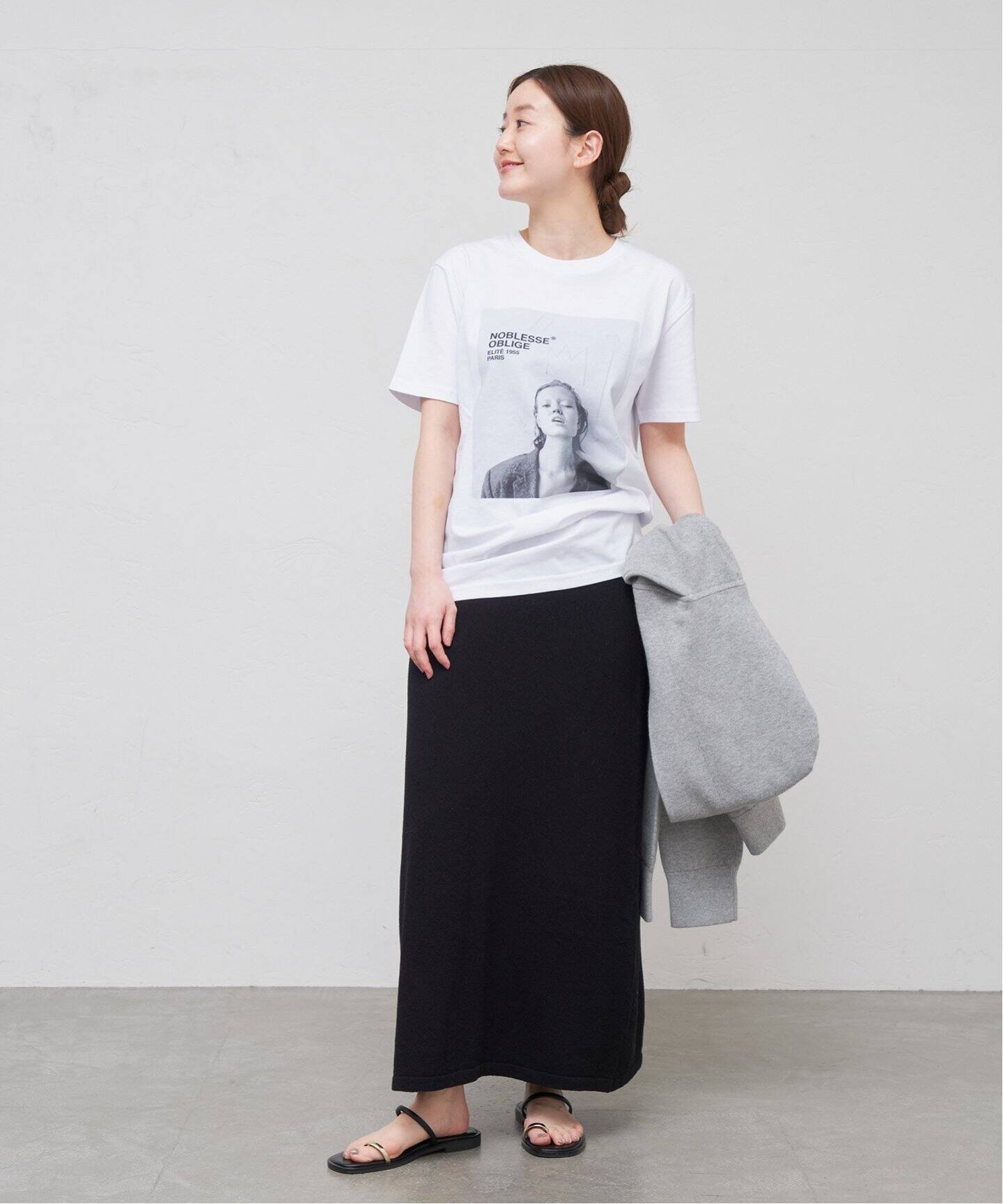 コットンブークレーニットスカート（ロング・マキシ丈スカート）｜IENA  