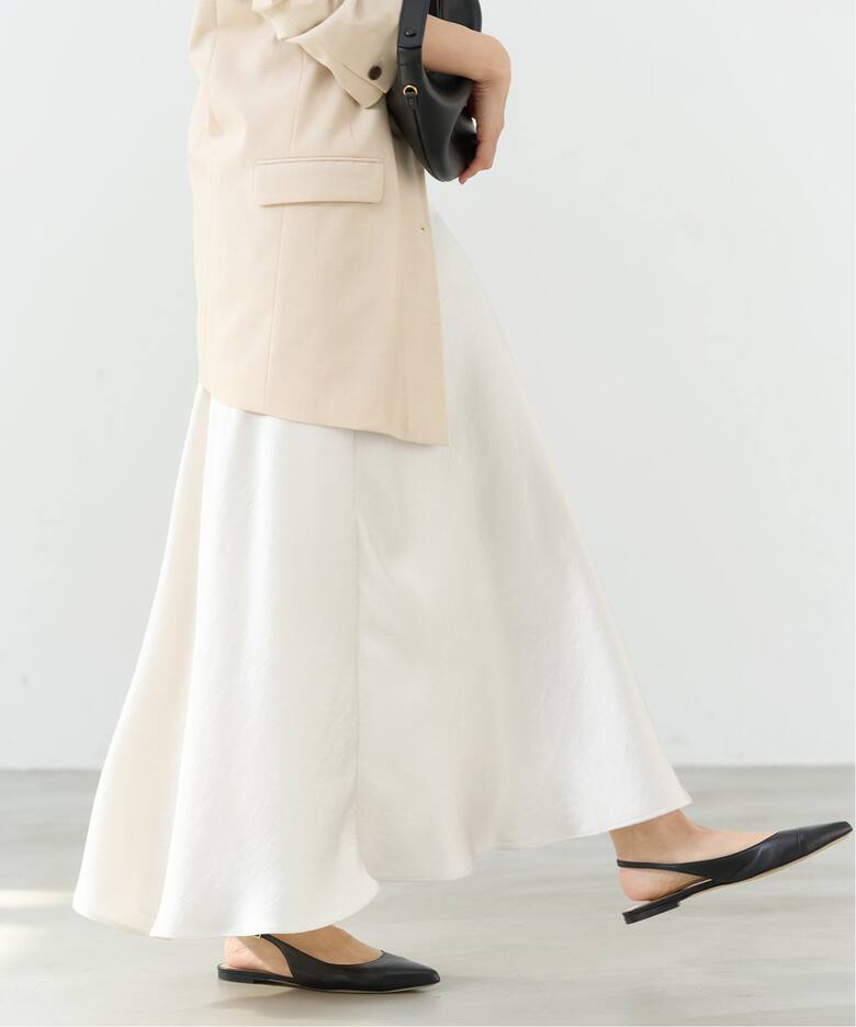 サテンバイヤススカート（ロング・マキシ丈スカート）｜IENA（イエナ  