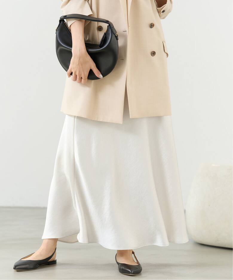 サテンバイヤススカート（ロング・マキシ丈スカート）｜IENA（イエナ  
