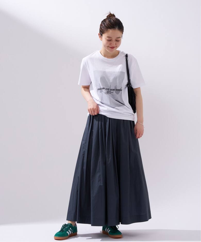 タイプライター ボリュームスカート（ロング・マキシ丈スカート  