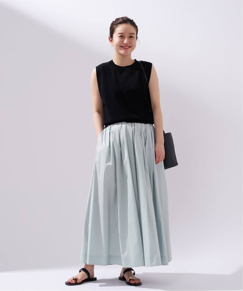 タイプライター ボリュームスカート（ロング・マキシ丈スカート  