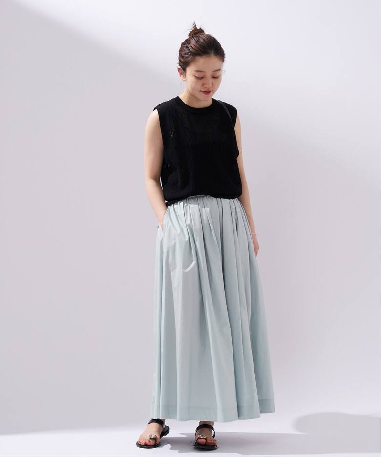 タイプライター ボリュームスカート（ロング・マキシ丈スカート  