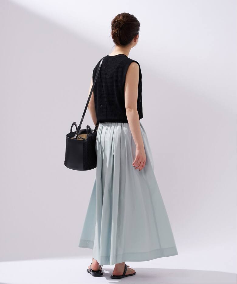 タイプライター ボリュームスカート（ロング・マキシ丈スカート  