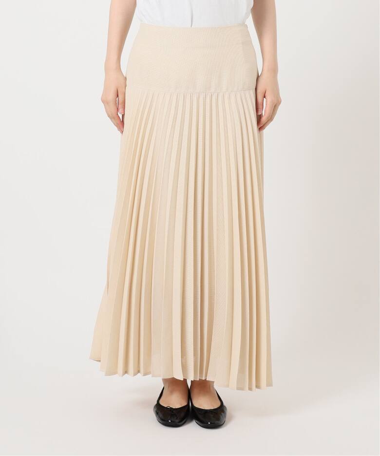 ライトメッシュ プリーツスカート（ロング・マキシ丈スカート）｜IENA  