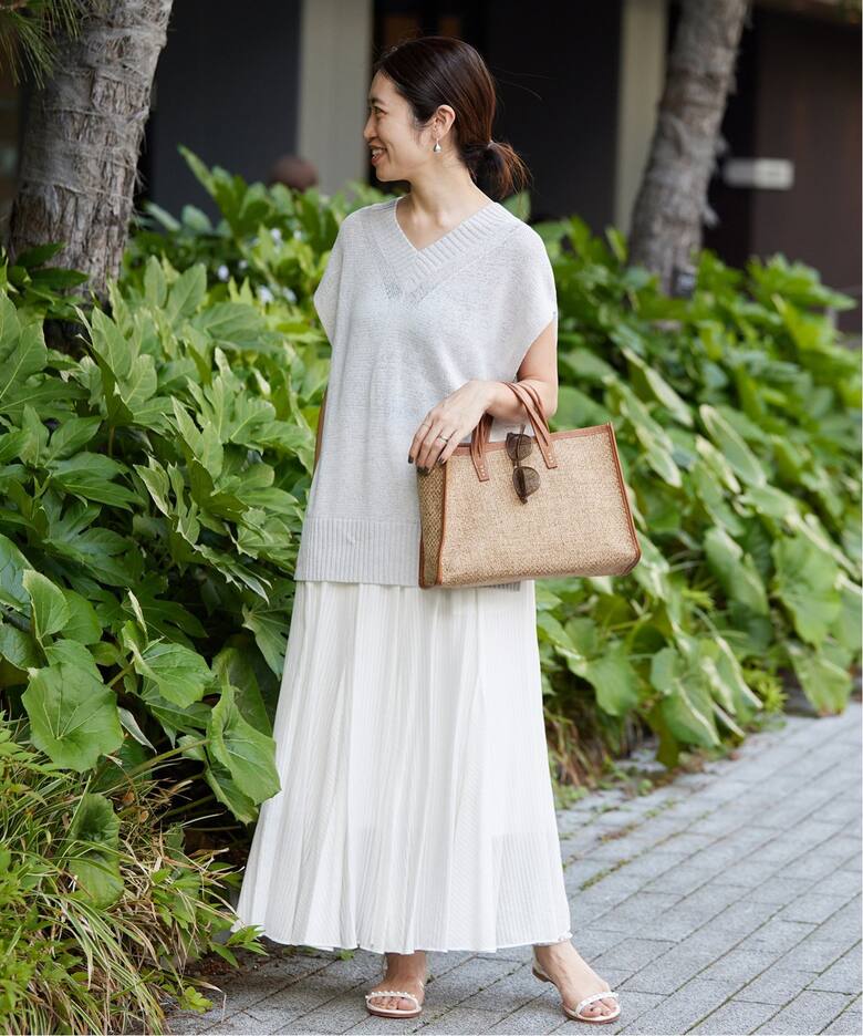 インドドビー ギャザーフレア スカート（ロング・マキシ丈スカート  