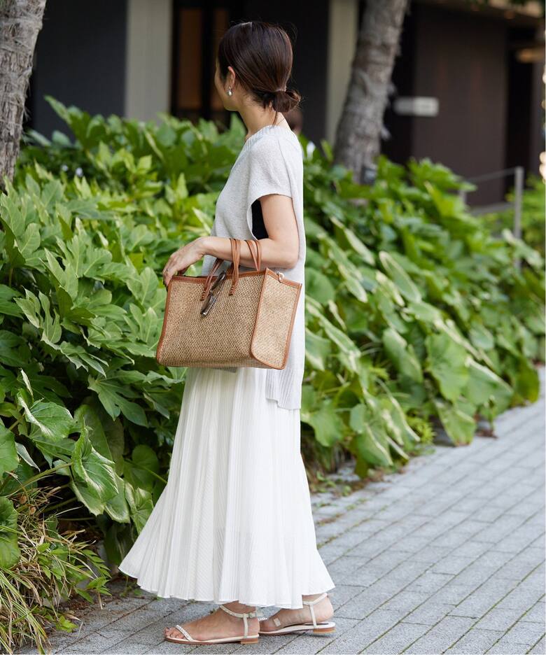 インドドビー ギャザーフレア スカート（ロング・マキシ丈スカート  