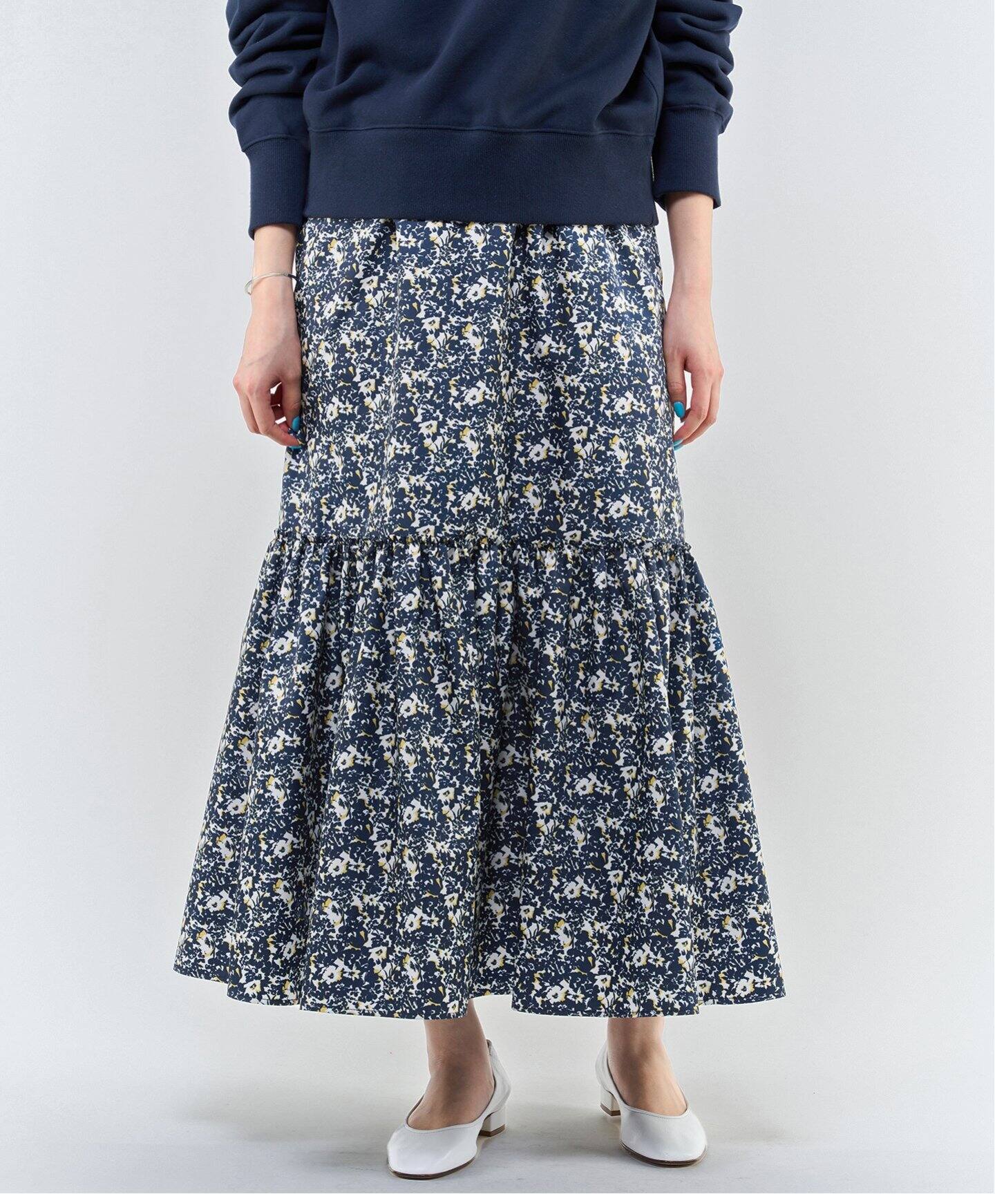 IENA chere SPRINTEX フラワースカート 希少36 乗る 