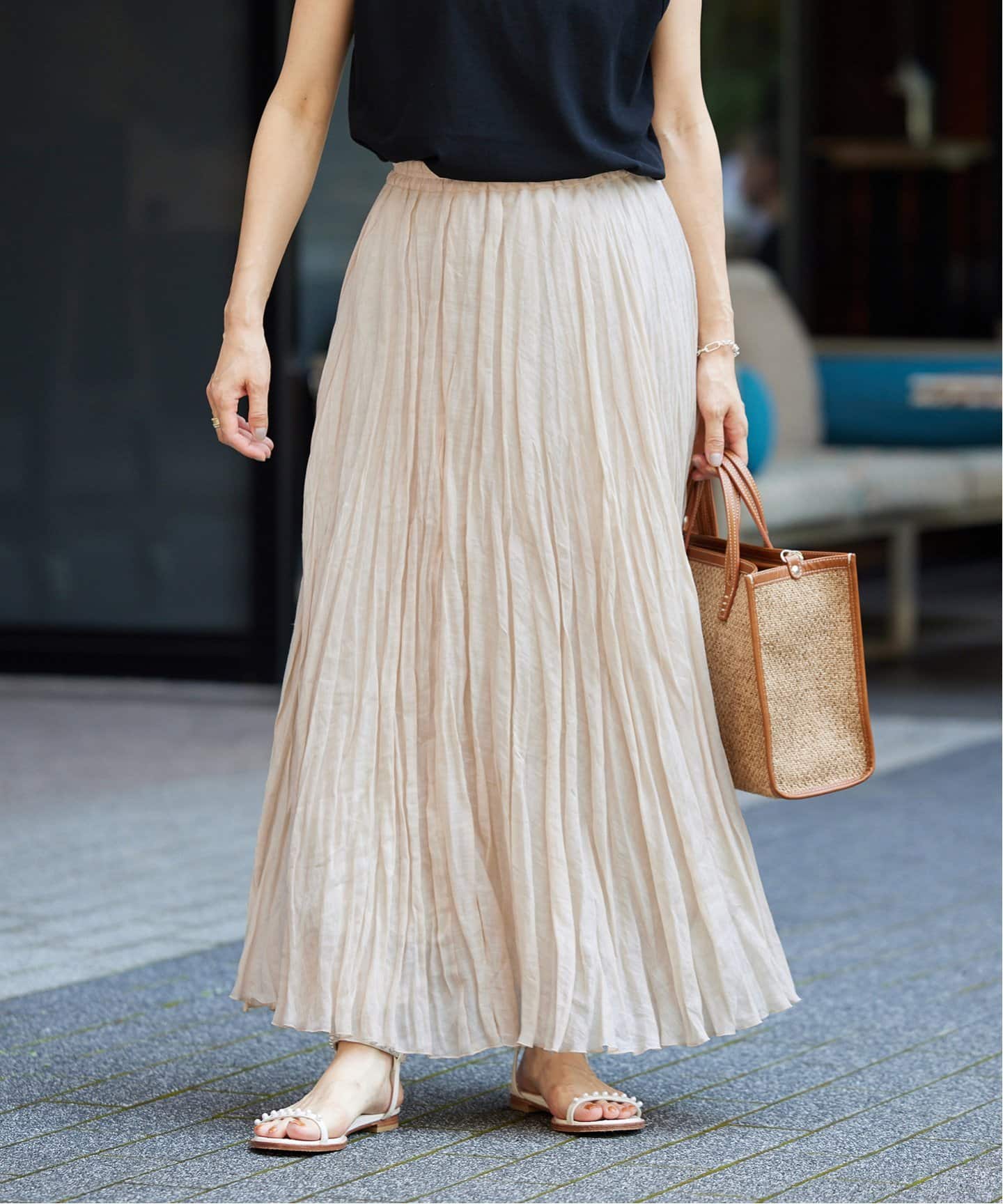 ラミープリーツスカート（ロング・マキシ丈スカート）｜IENA
