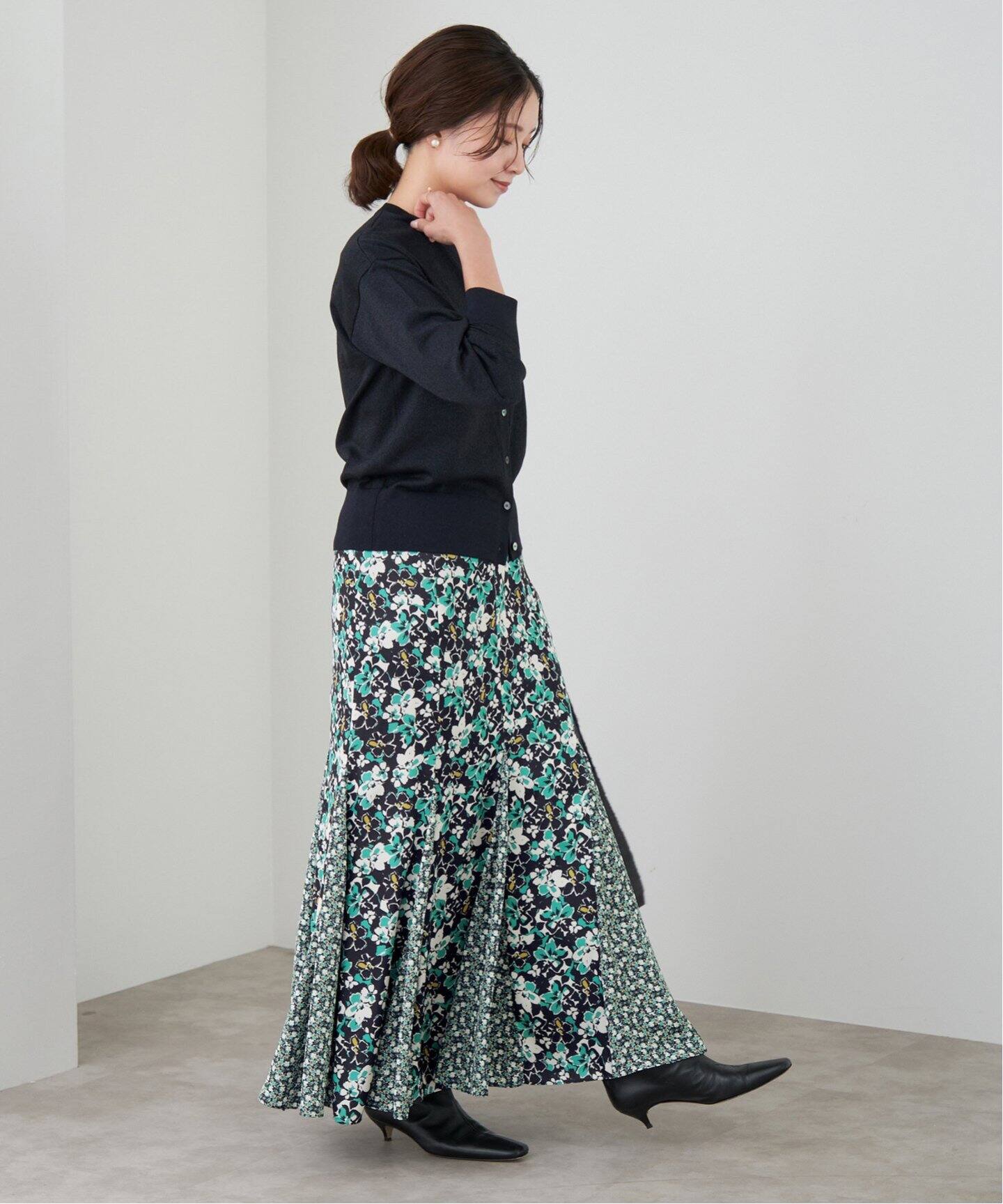 イエナ IENA 19SS Deveaux フラワープリントスカート 38 IENA Deveaux  