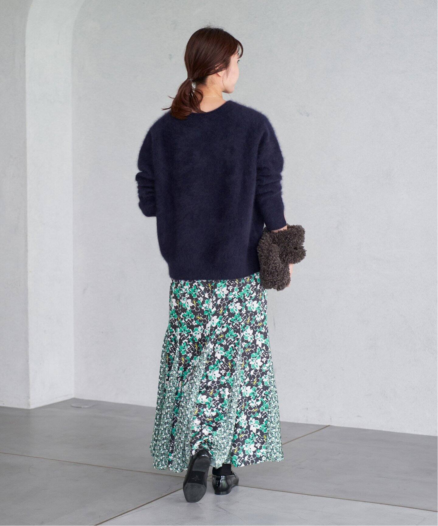 Deveaux Flower Mixスカート（ロング・マキシ丈スカート）｜IENA  