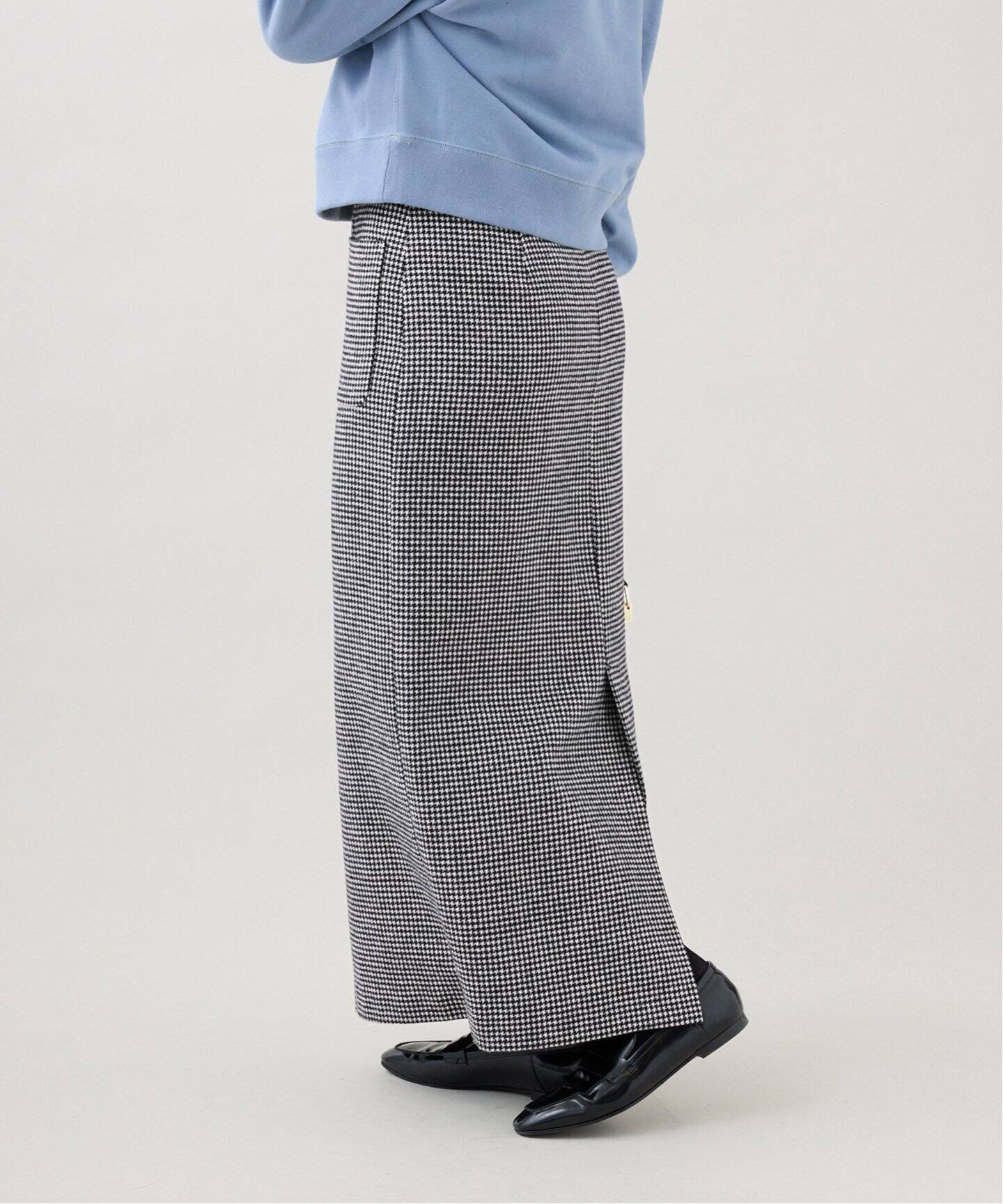 【未使用タグ付き】2024AW イエナ IENA ジーロンラムPコート 千鳥格子 千鳥格子柄 ジャケット 中綿コート 秋冬[品番：II000009655