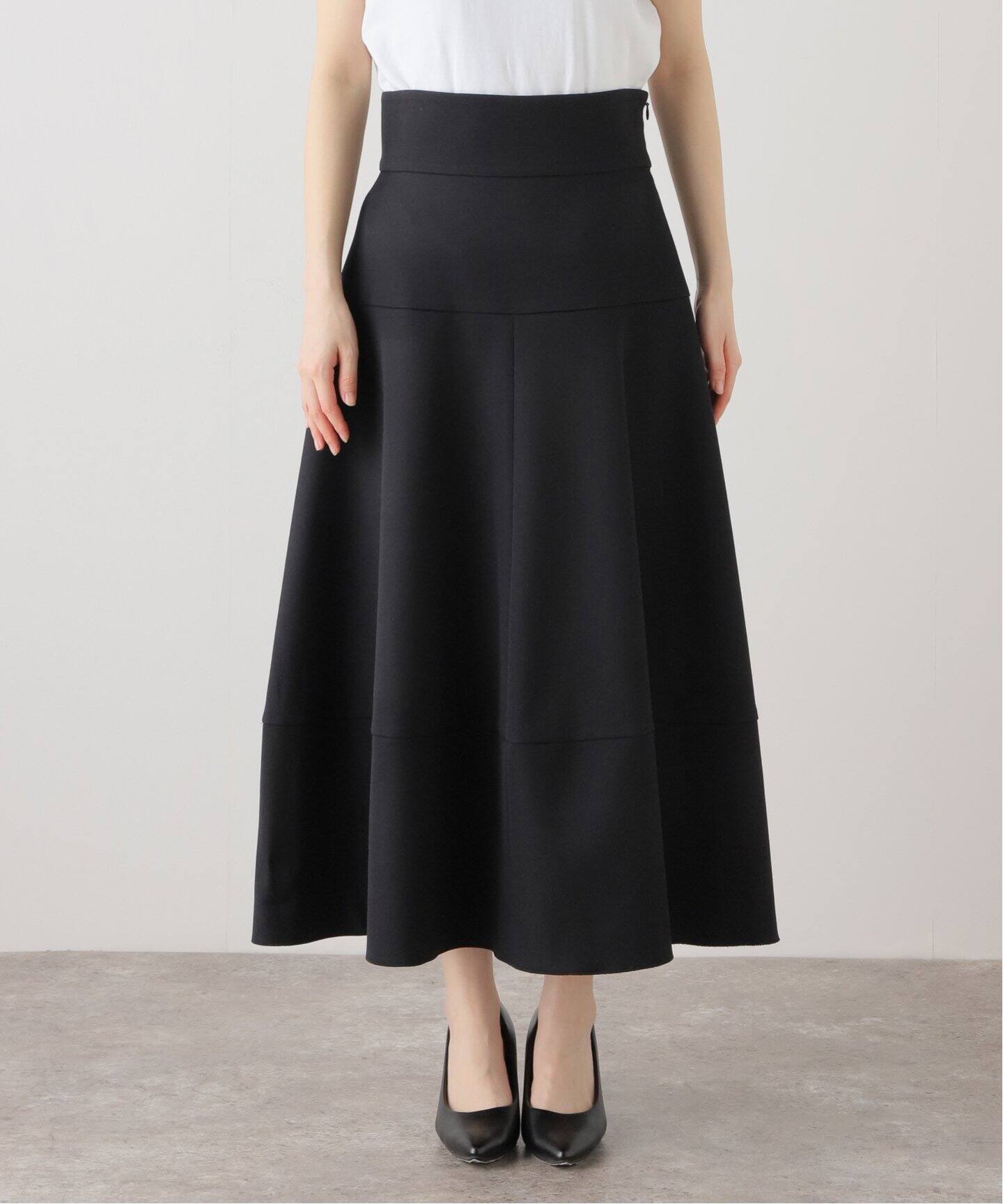 ダブルクロスフレアスカート（ロング・マキシ丈スカート）｜IENA  