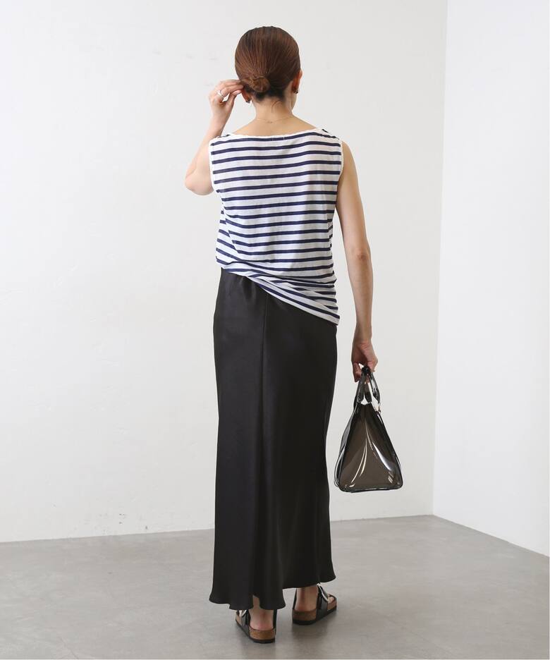 追加5》ダブルサテンスカート（ロング・マキシ丈スカート）｜IENA  