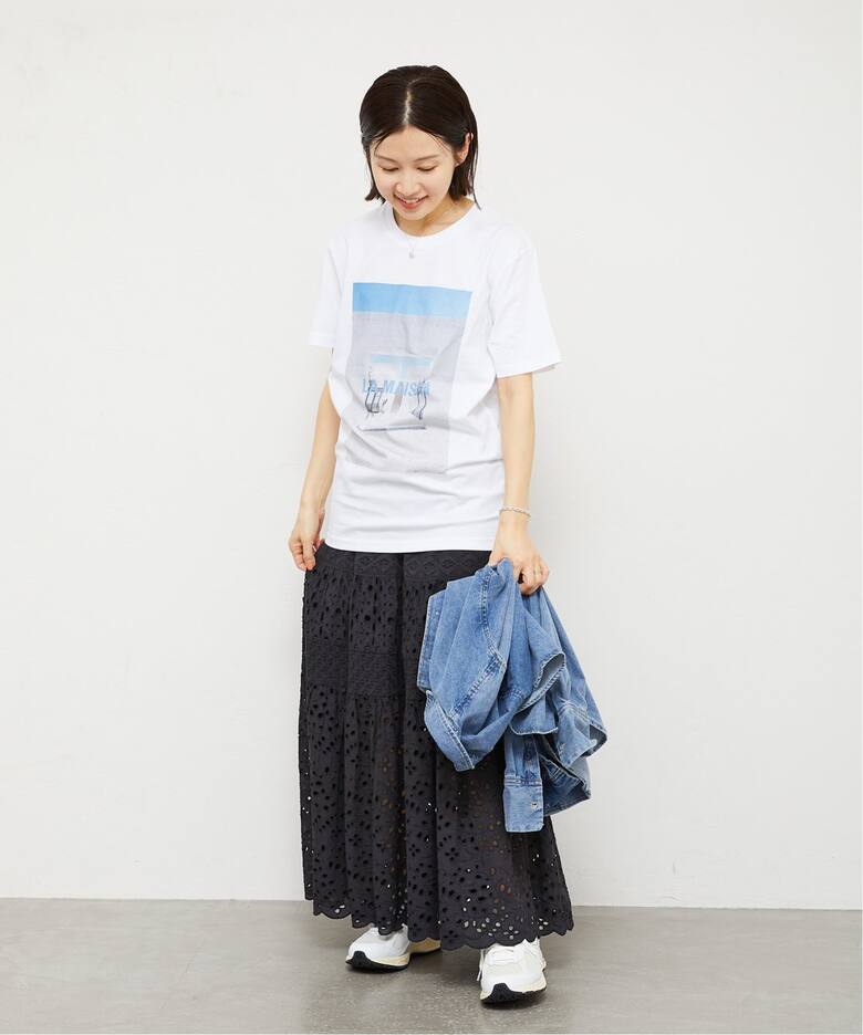 WEB限定/追加3》コットンレースティアードスカート（ロング・マキシ丈  