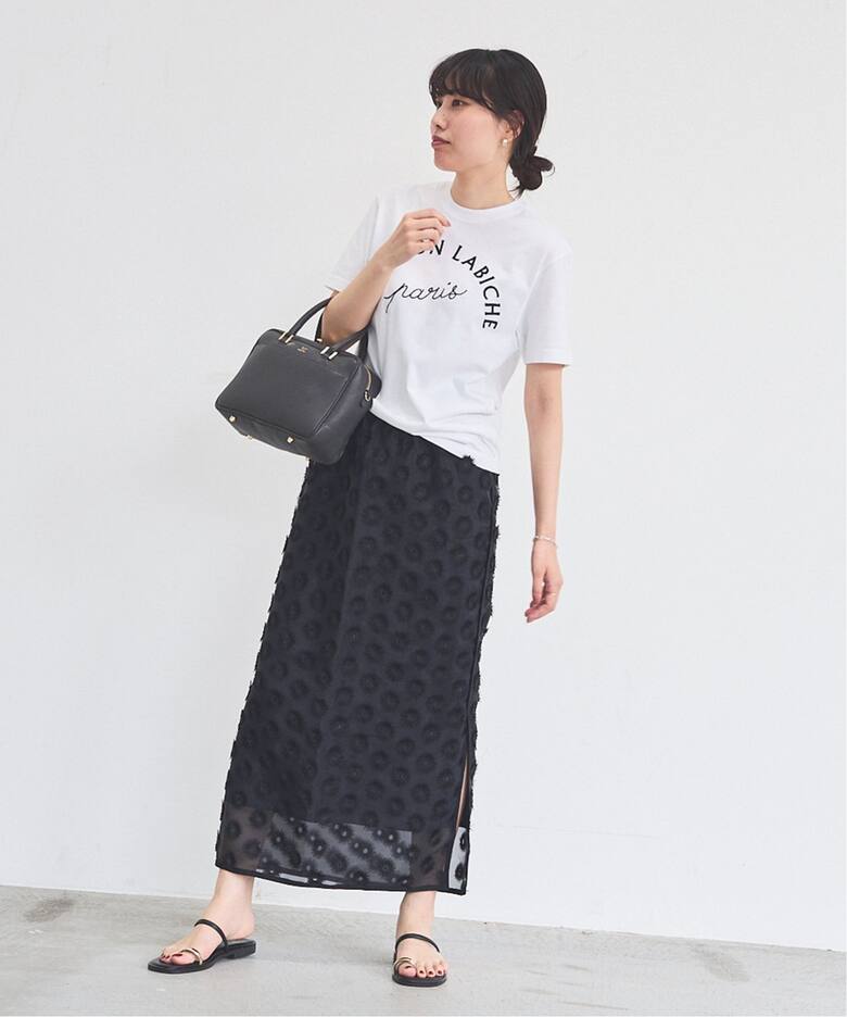 シアージャガード刺繍スカート（ロング・マキシ丈スカート）｜IENA  