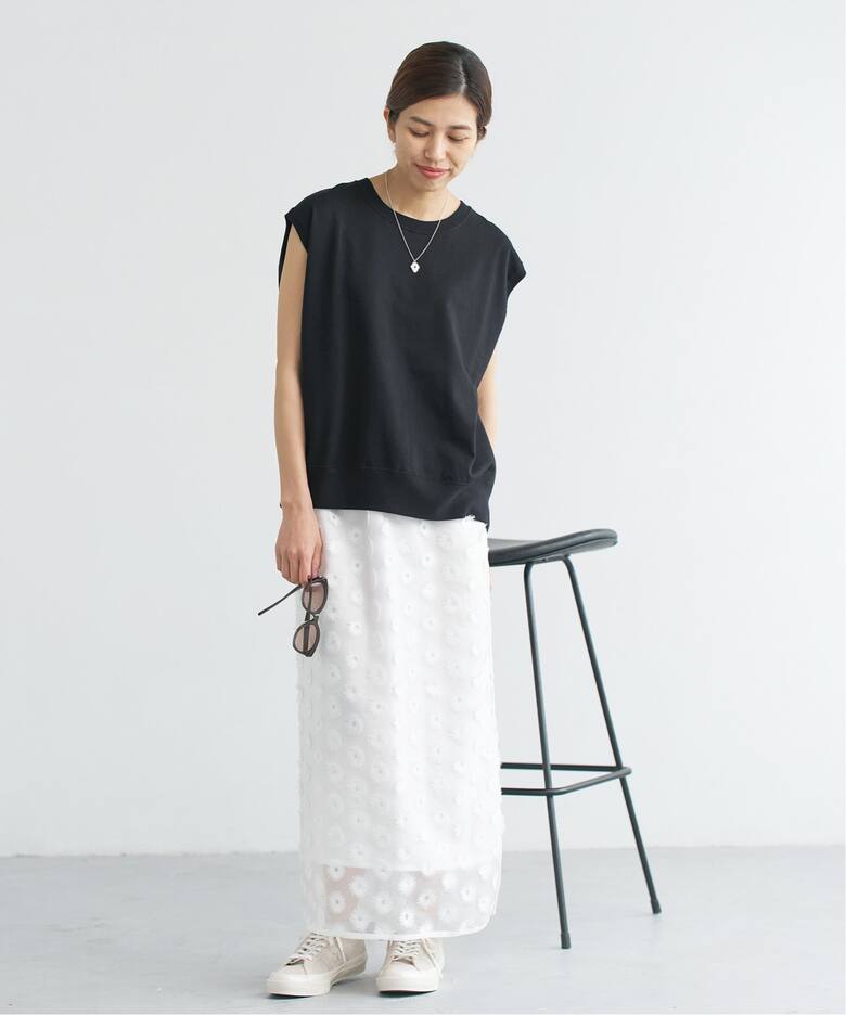 シアージャガード刺繍スカート（ロング・マキシ丈スカート）｜IENA 