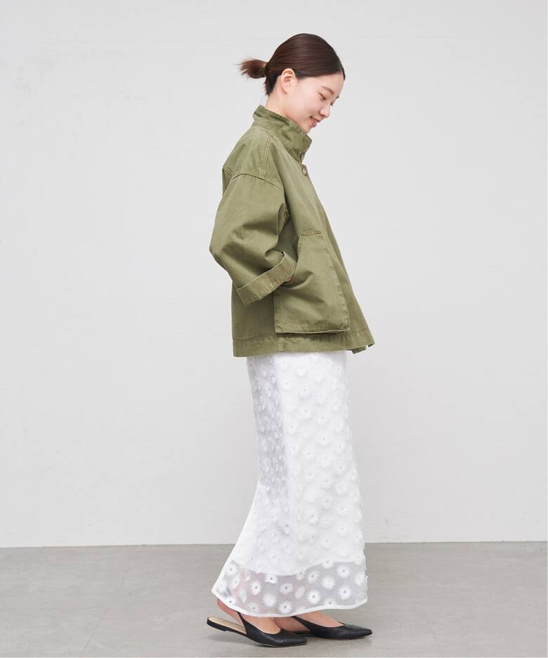 シアージャガード刺繍スカート（ロング・マキシ丈スカート）｜IENA 