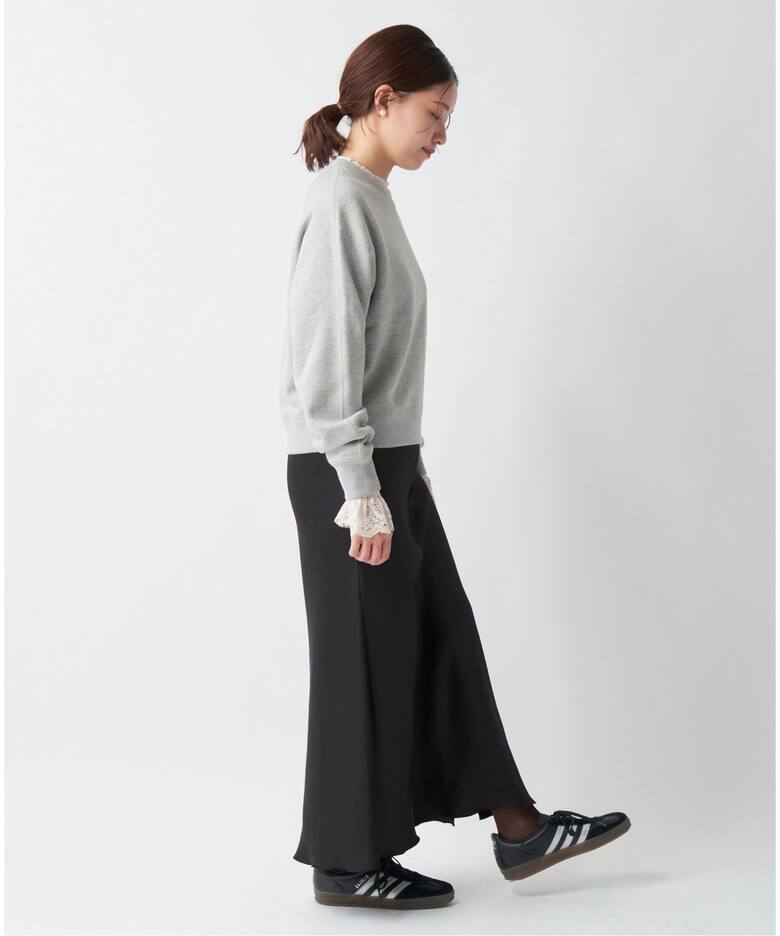 追加9予約》ダブルサテンスカート（ロング・マキシ丈スカート）｜IENA  