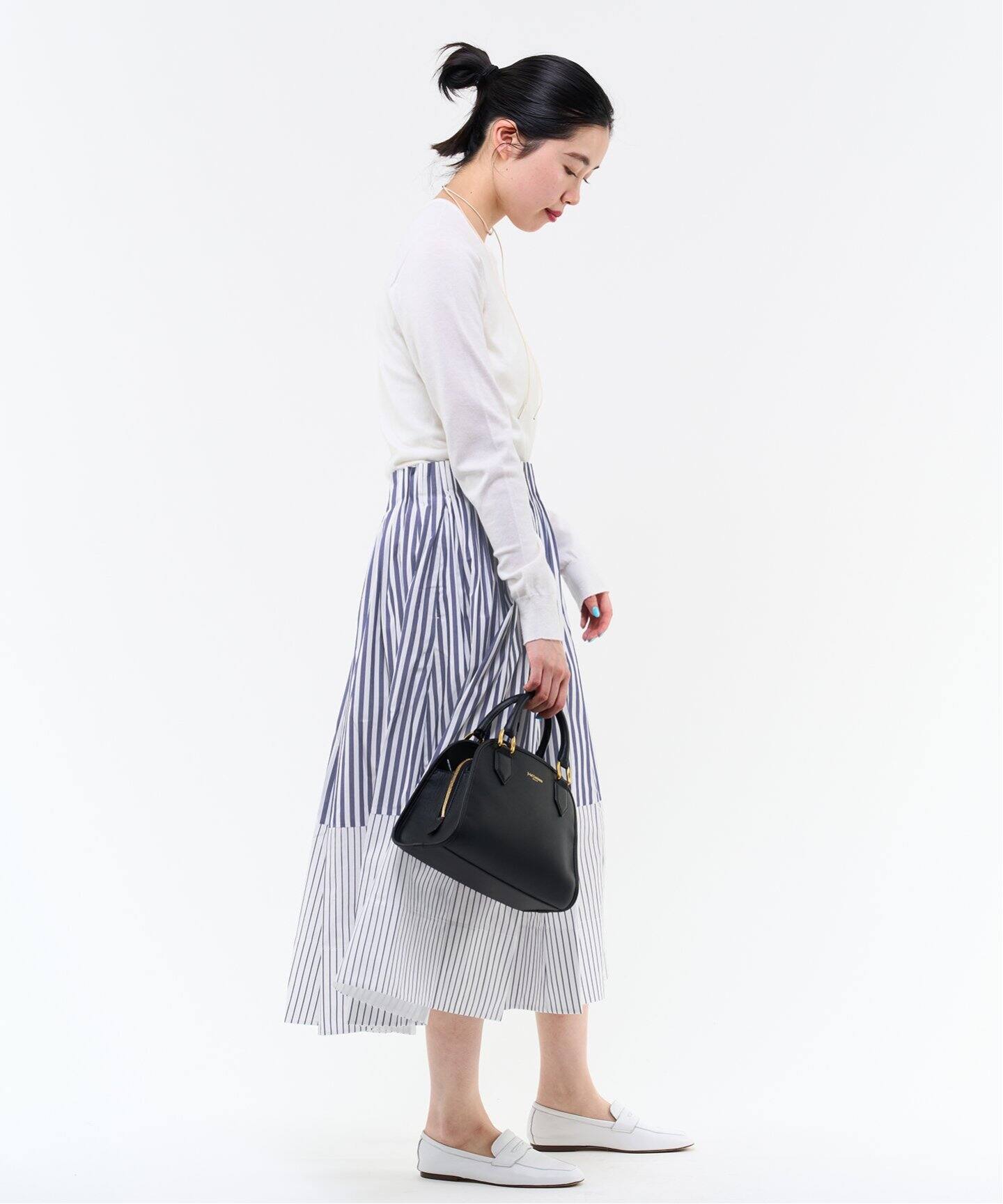 LEE MATHEWS/リー マシュー】STRIPE SK ストライプスカート（その他  