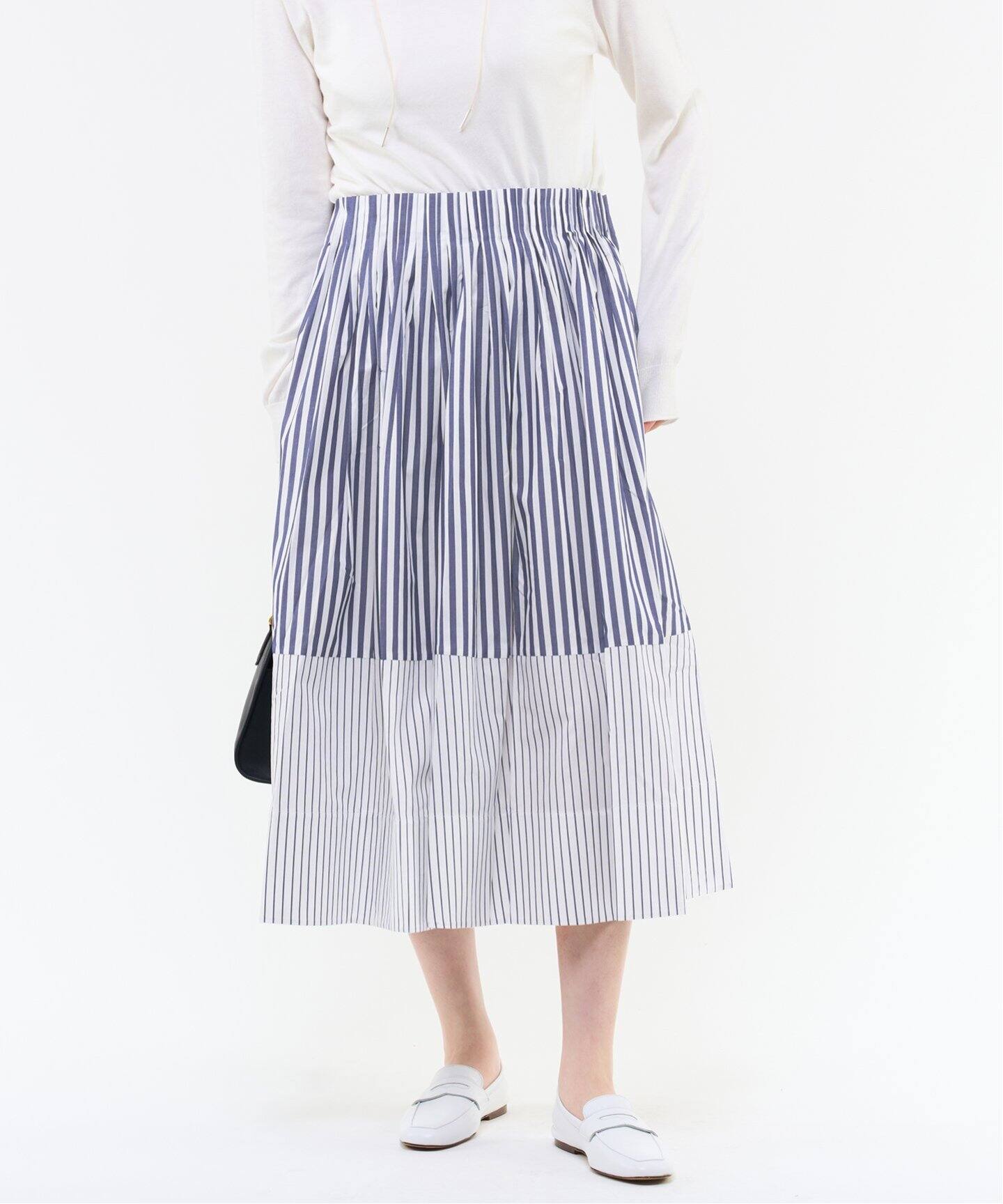 LEE MATHEWS/リー マシュー】STRIPE SK ストライプスカート（その他  